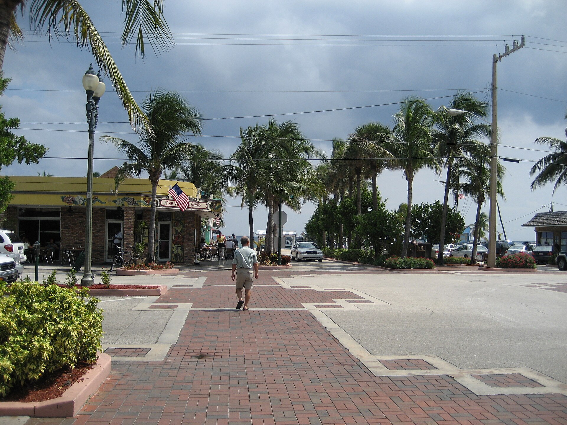 Lauderdale-by-the-Sea, Florida Atlantic Ocean end of Commerical Boulevard
