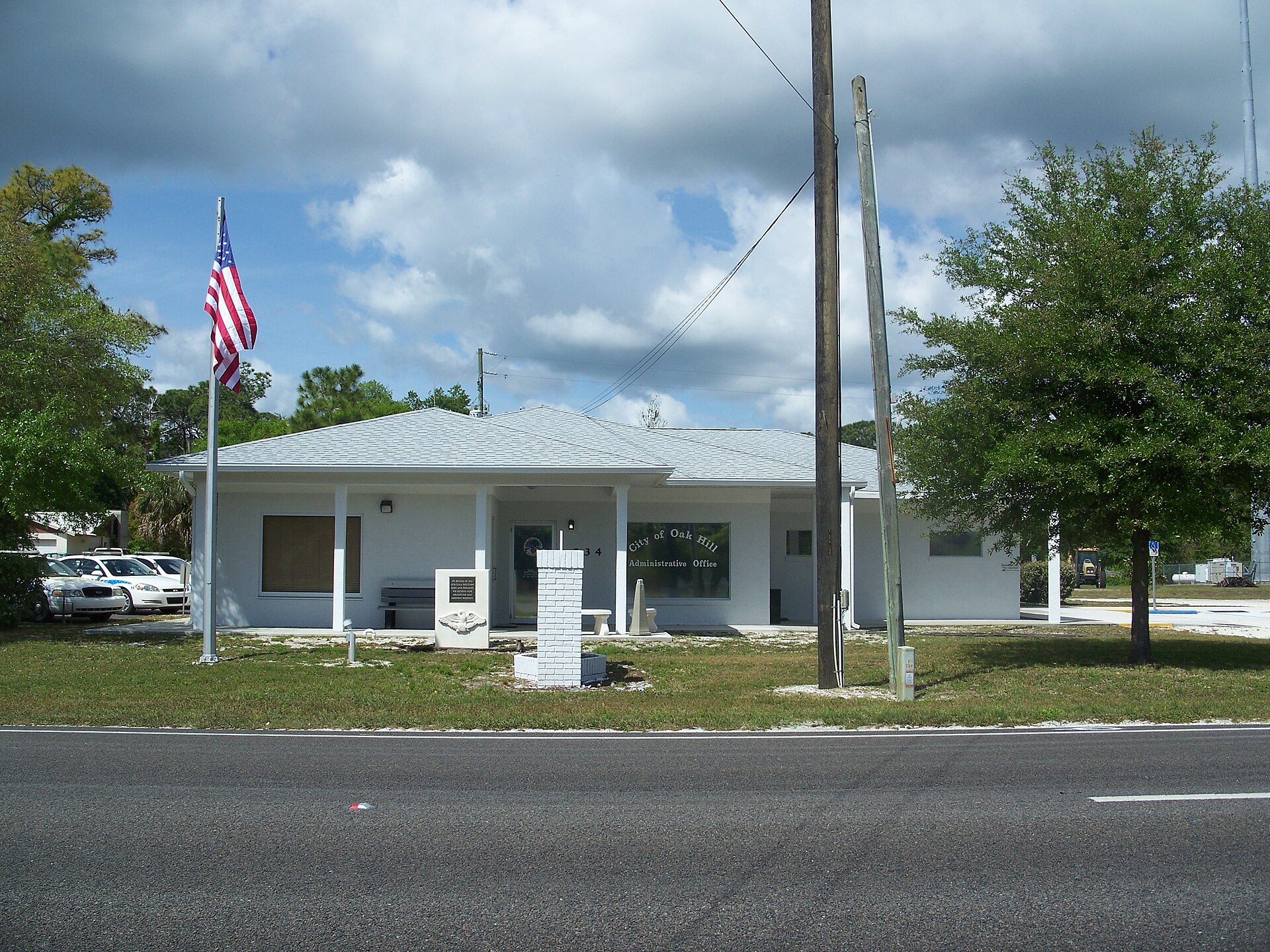 Oak Hill, Florida: City hall.
