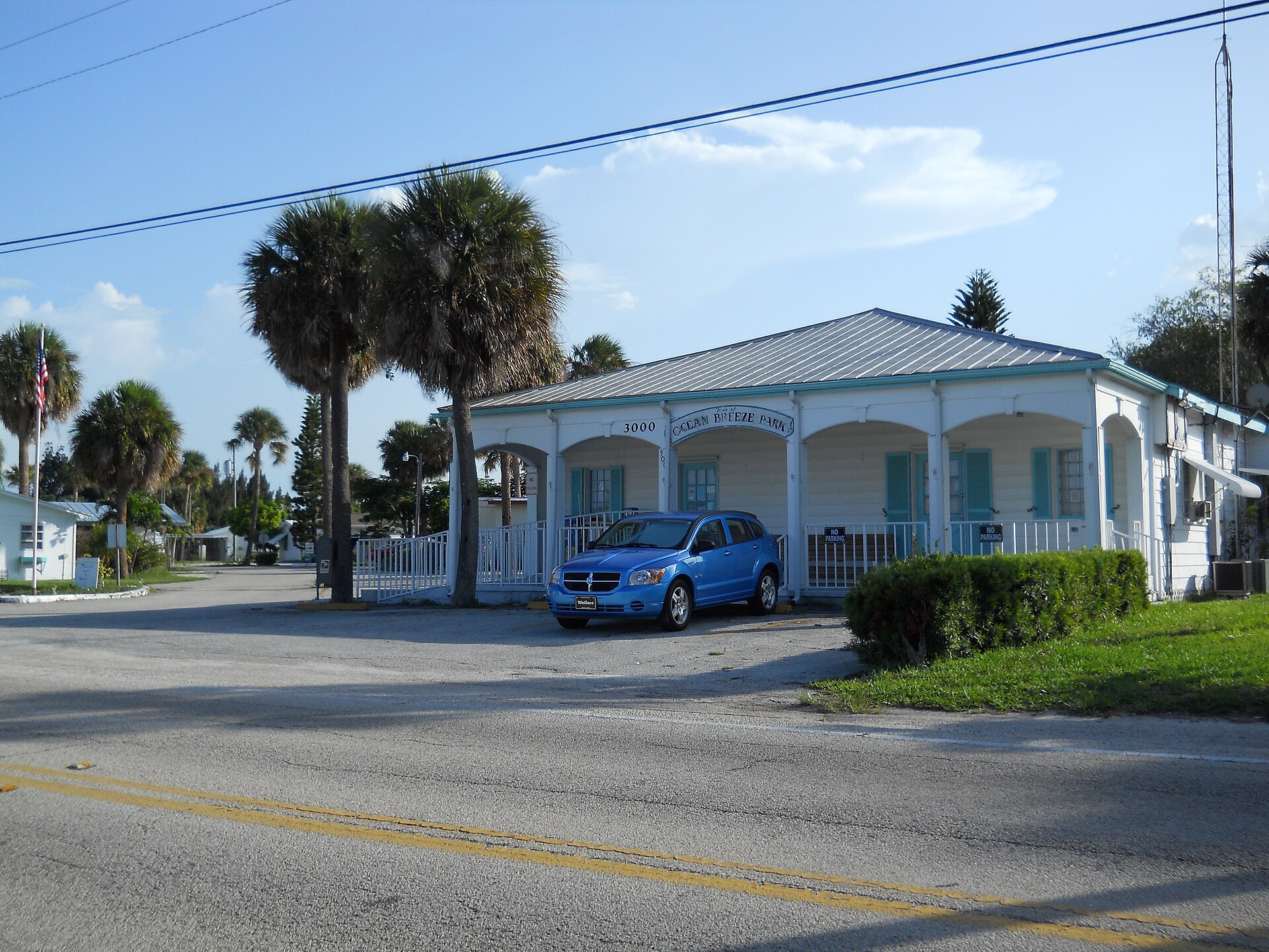 Ocean Breeze Park, Florida: Old Town Hall, now the OBP Co-op office, 3000 NE Indian River, Drive, Jensen Beach, FL 34957