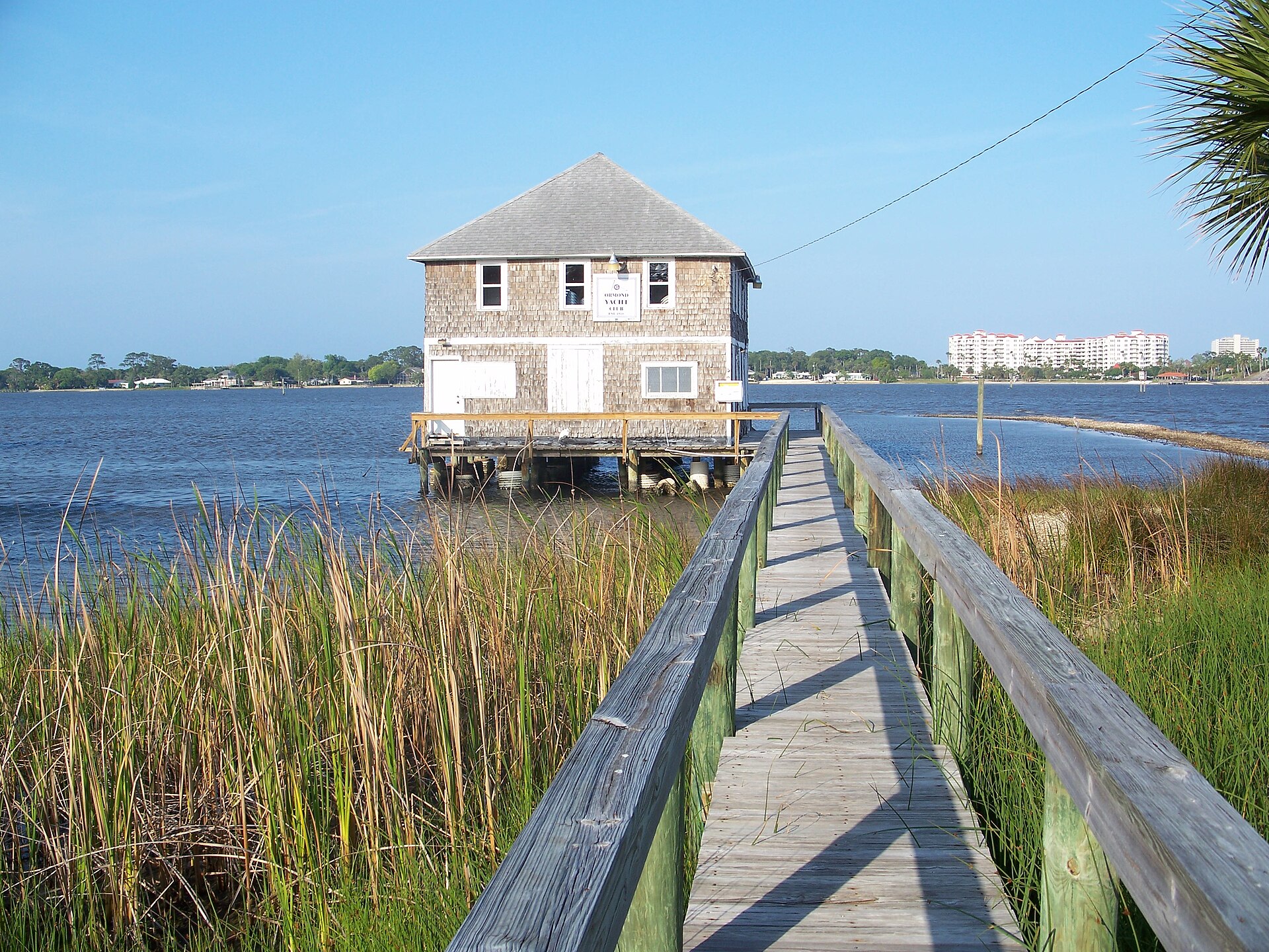 The Ormond Yacht Club, in Ormond Beach, Florida