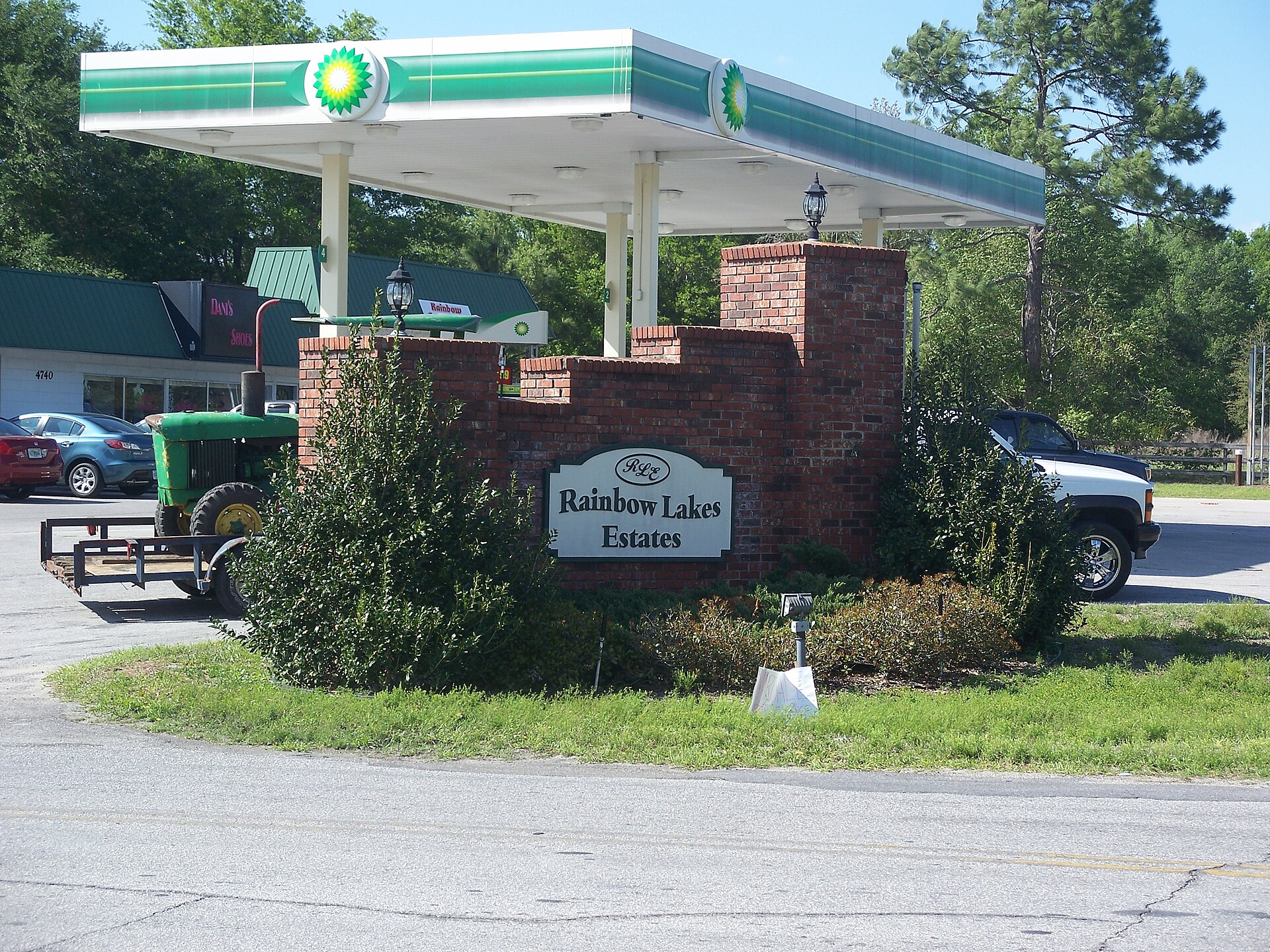 Marion County, Florida: Rainbow Lake Estates: Entrance — Rainbow Lakes Estates, Florida