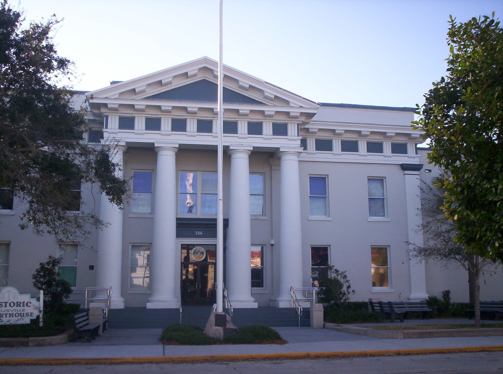 The Old Brevard County Courthouse in Titusville, Florida.