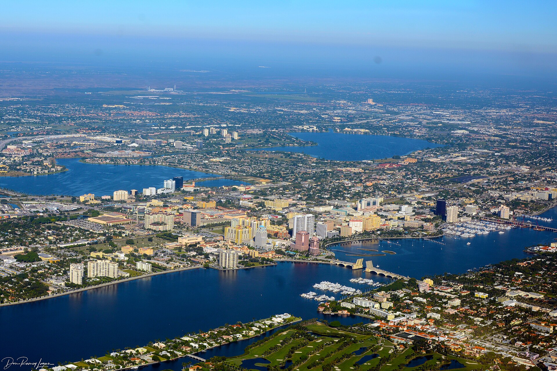 West Palm Beach Aerial November 2014 photo Don Ramey Logan — Florida