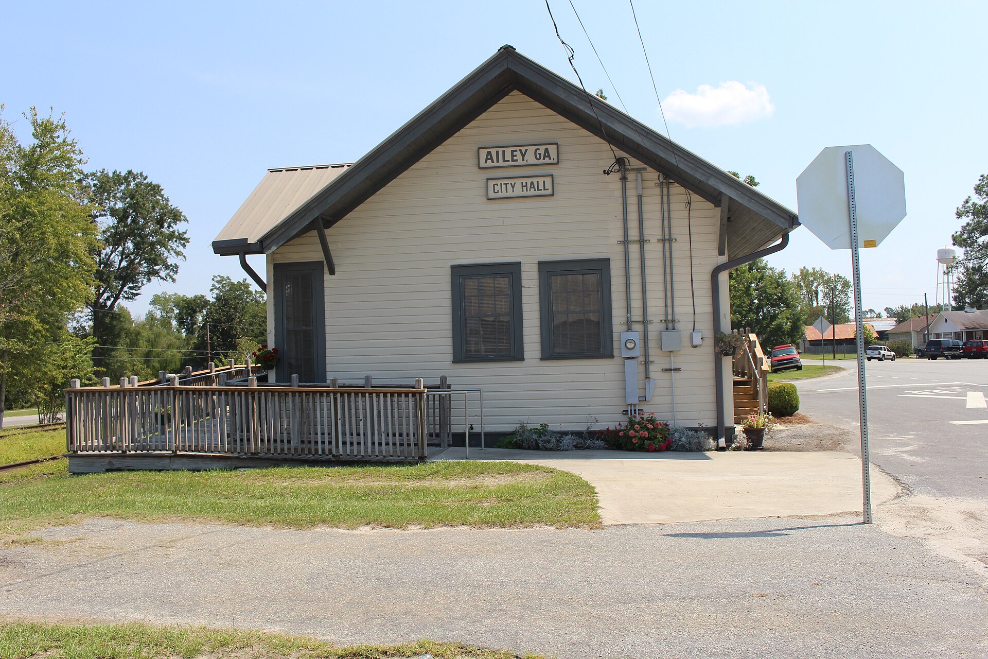 Ailey Depot/City Hall, Ailey, Montgomery County, Georgia