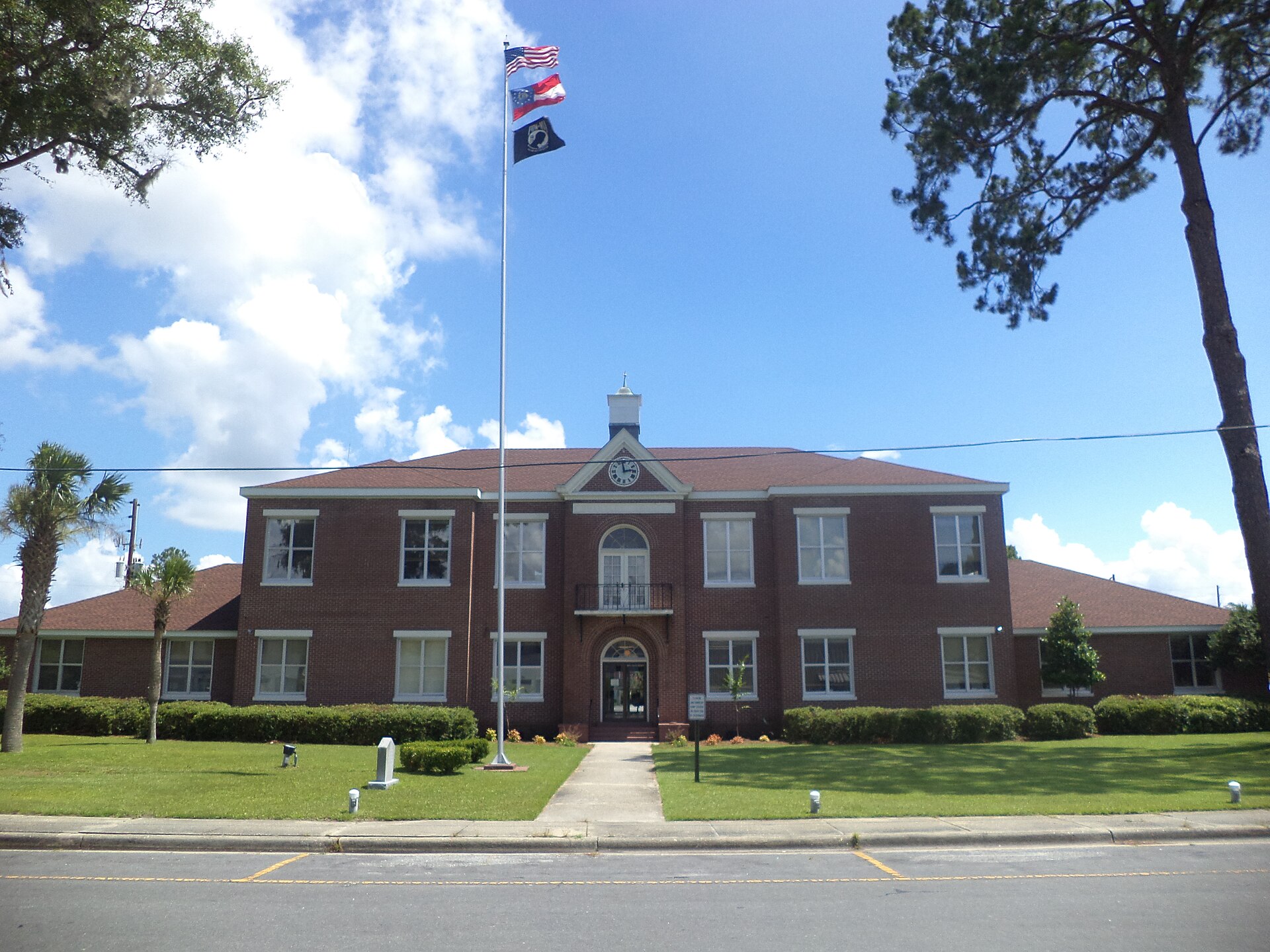 Brantley County Courthouse (North face), Nahunta, Brantley County, Georgia