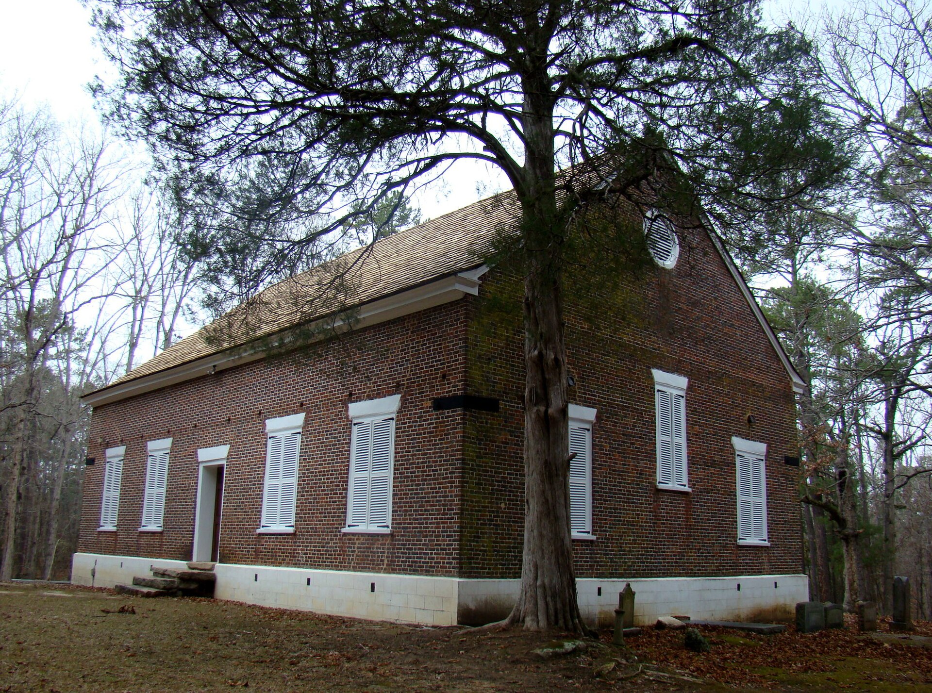 Built in 1808. Oldest Baptist Church in Georgia. — Appling, Georgia