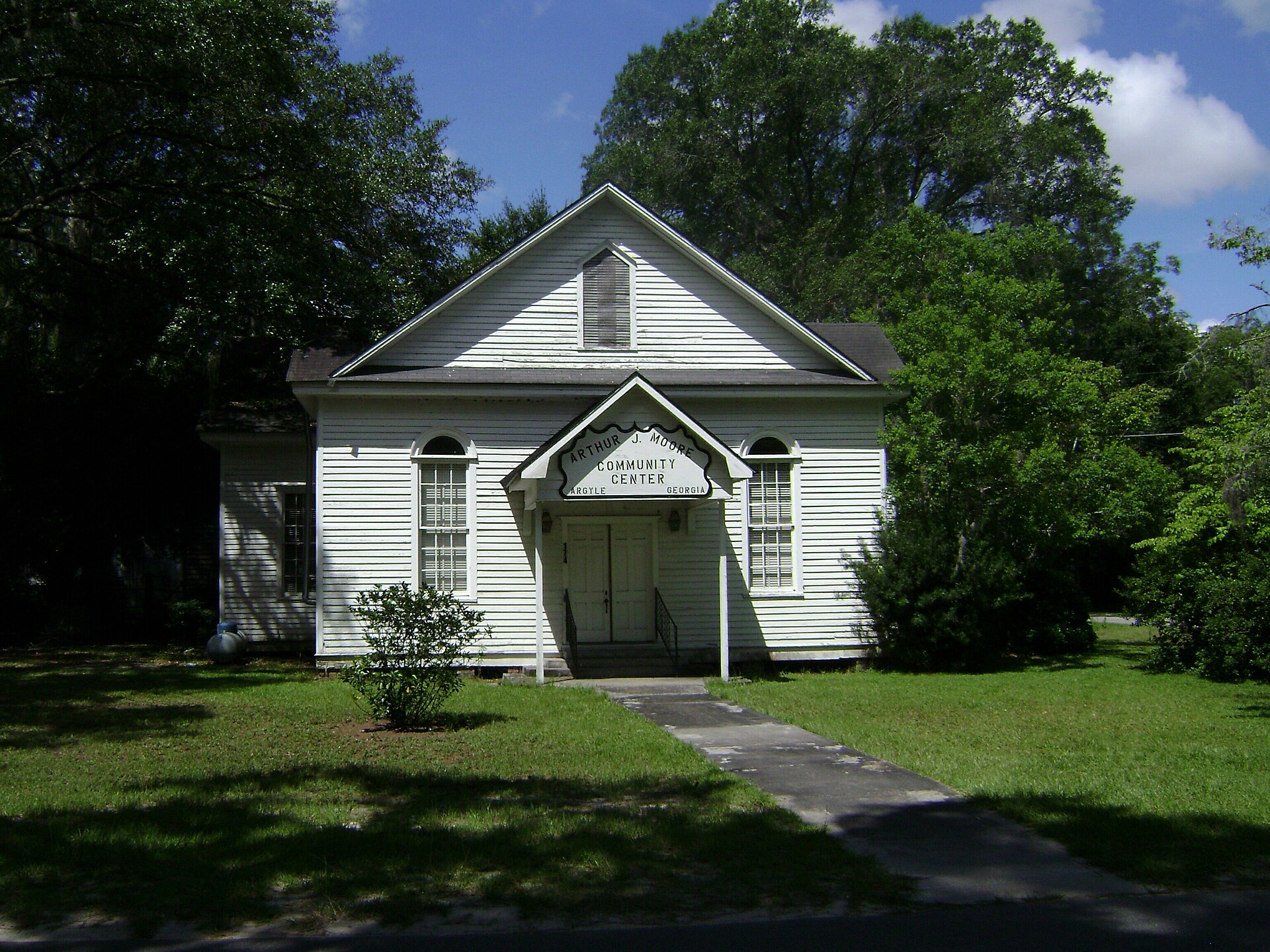 Argyle Community Center in Arglye, Clinch County, Georgia