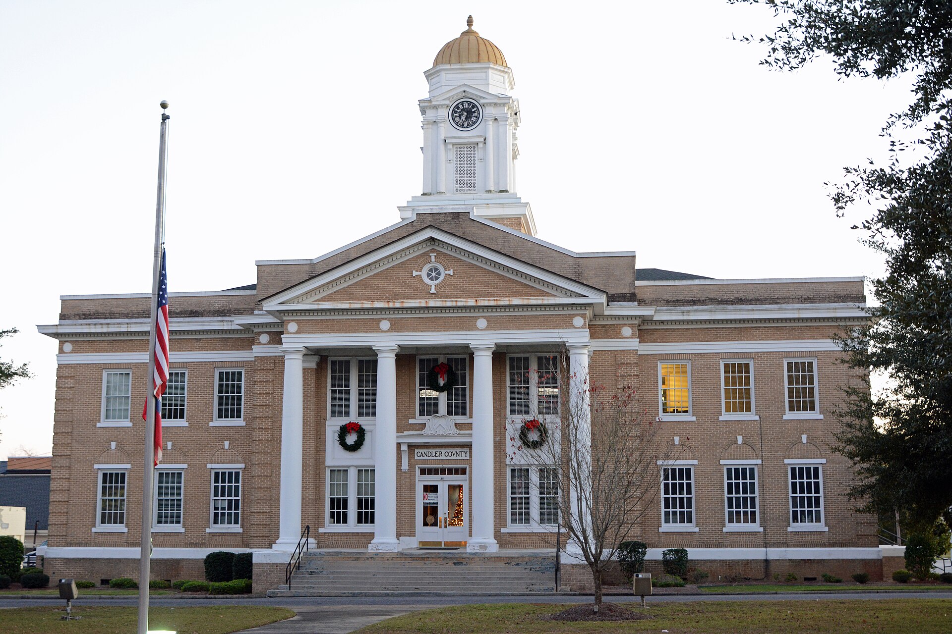Candler County Courthouse in Metter, Georgia, US This is an image of a place or building that is listed on the National Register of Historic Places in the United States of America.
