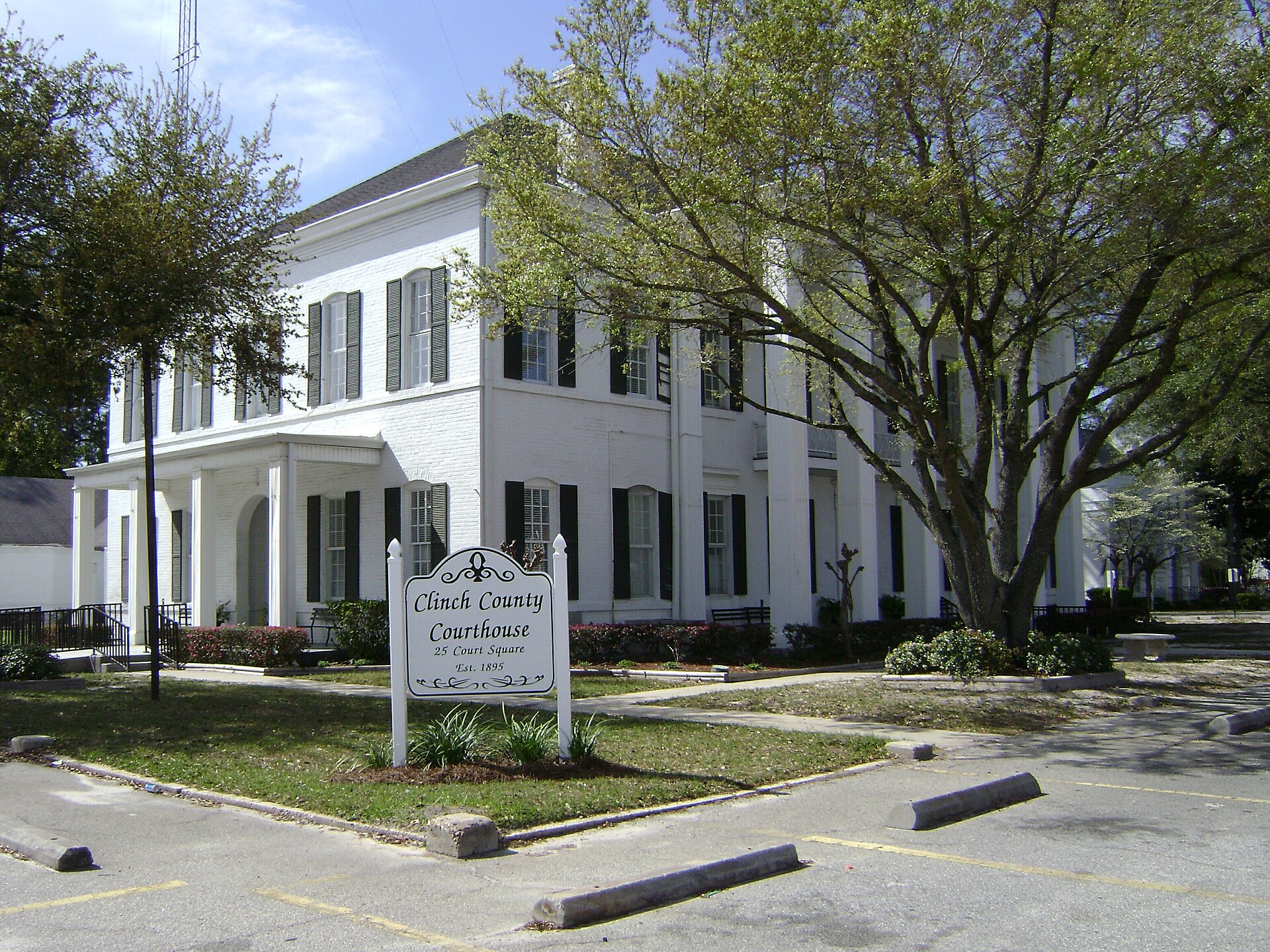 Courthouse in Homerville, Clinch County, Georgia