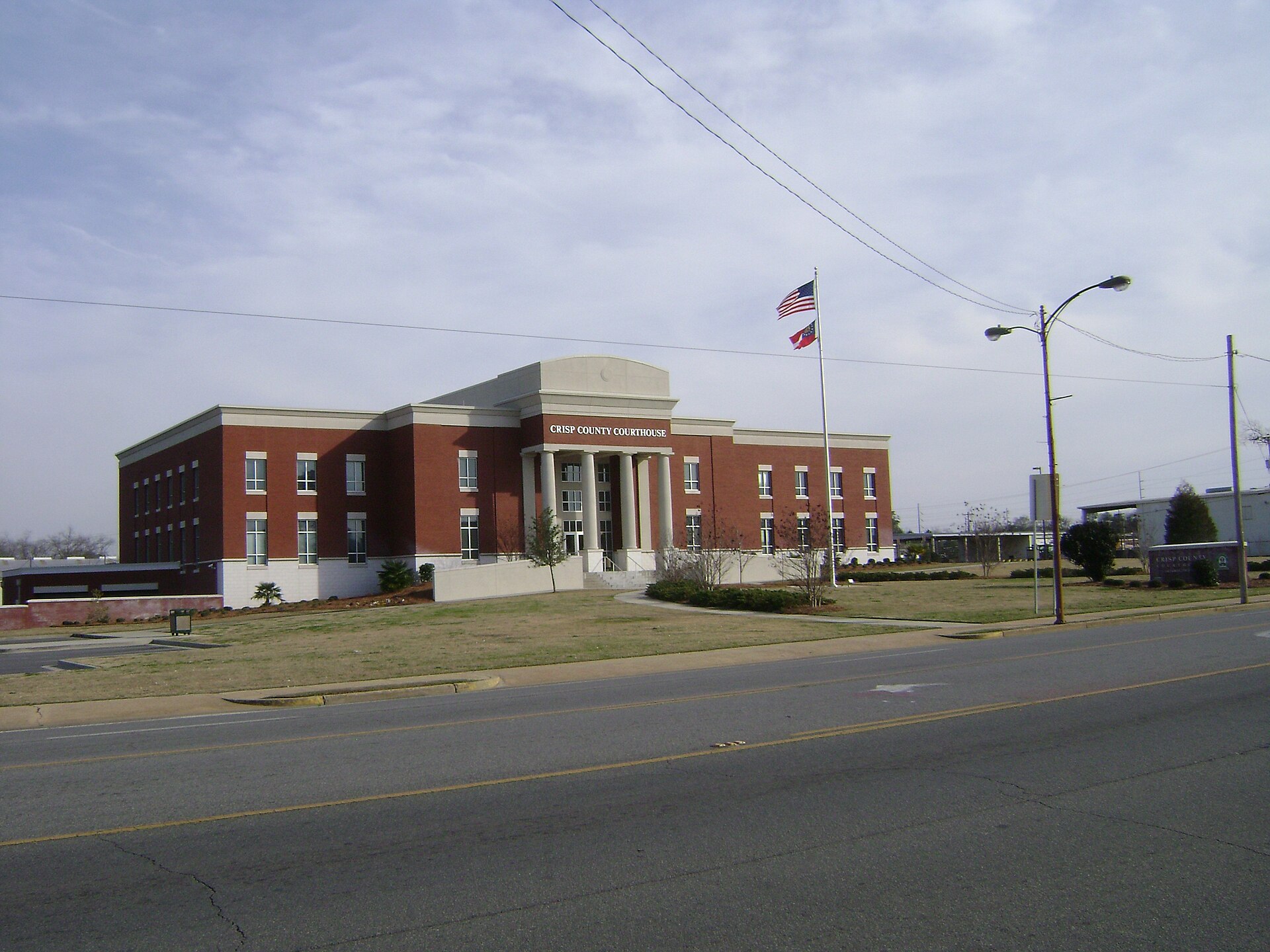 Crisp County Courthouse, NW corner, 7th St. N., Cordele, Crisp County, Georgia