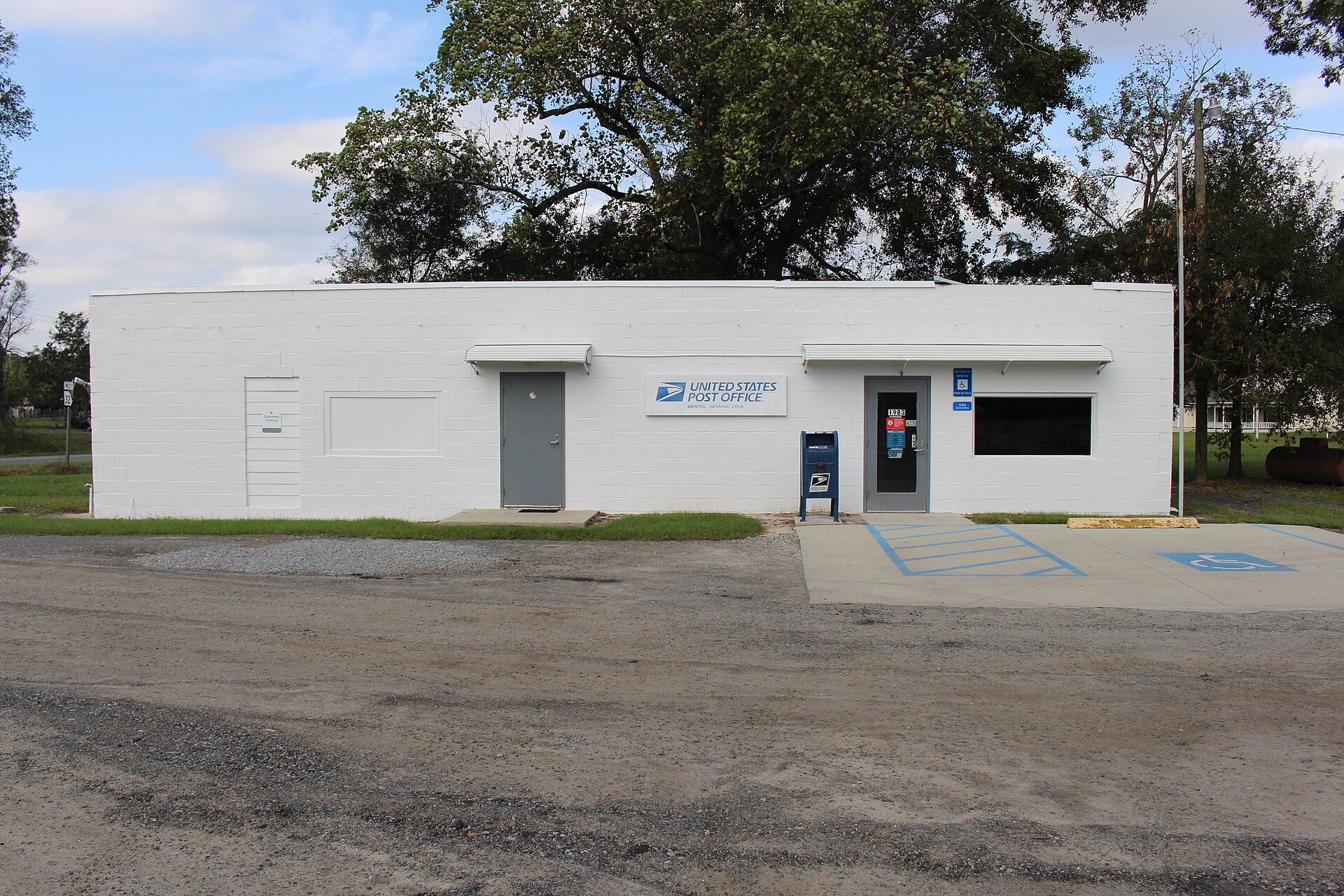 Bristol Post Office, Bristol, Pierce County, Georgia