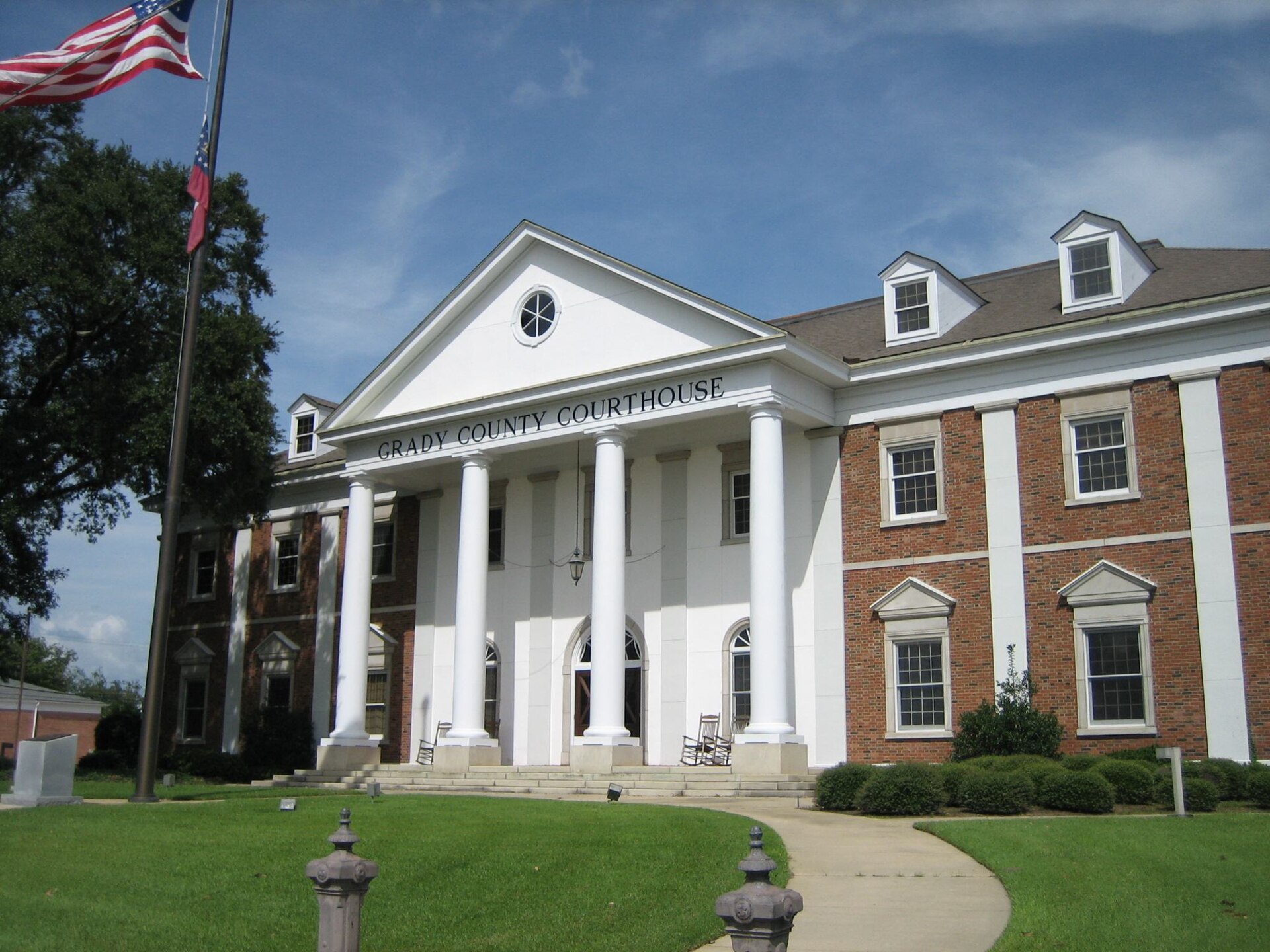 The Grady County, Georgia, courthouse, in Cairo, Georgia.