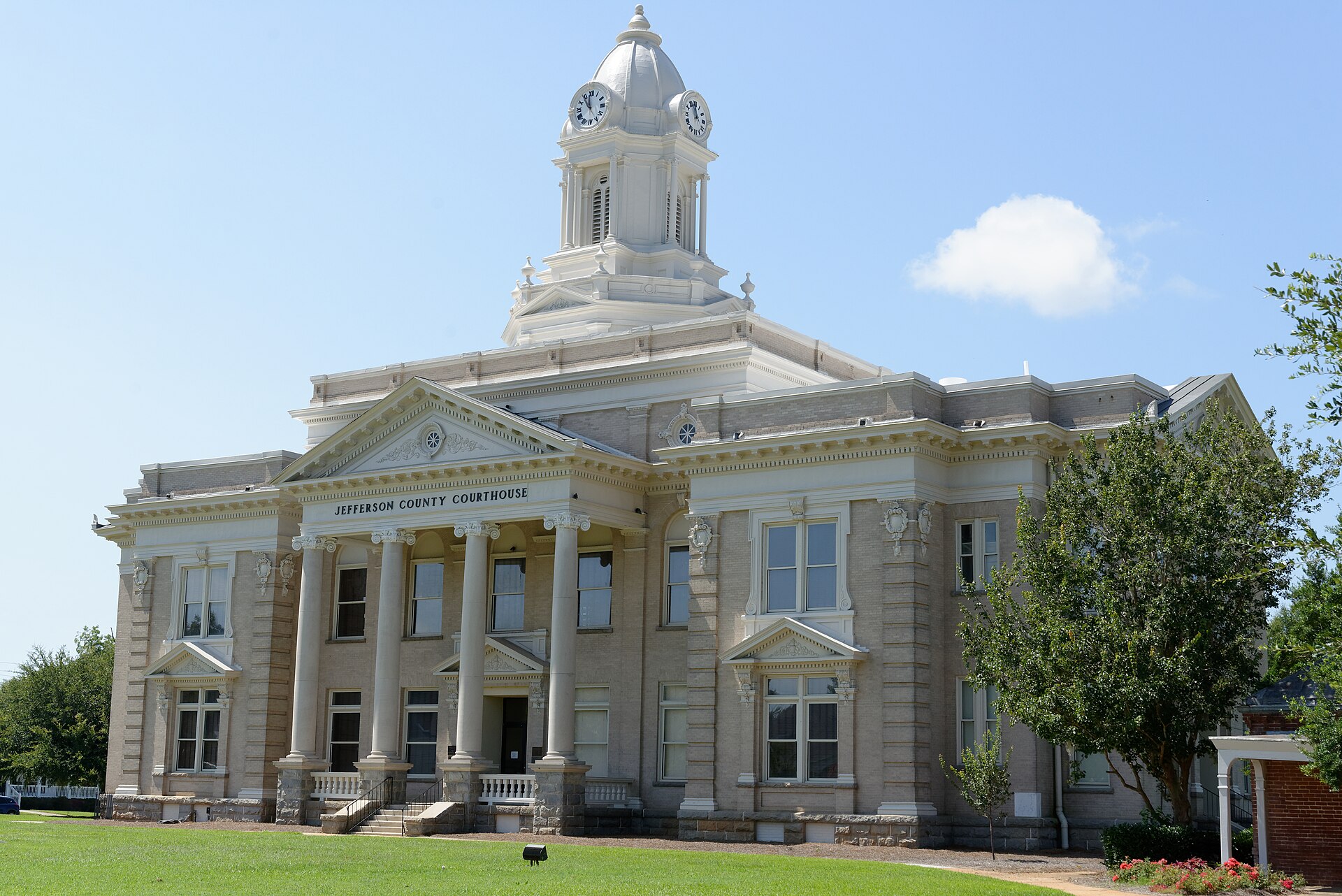 Jefferson County Courthouse, Louisville, Georgia, US This is an image of a place or building that is listed on the National Register of Historic Places in the United States of America.