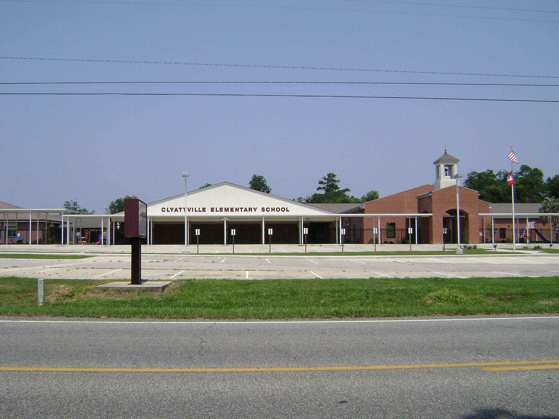 Clyattville Elementary School in Lowndes County, Georgia