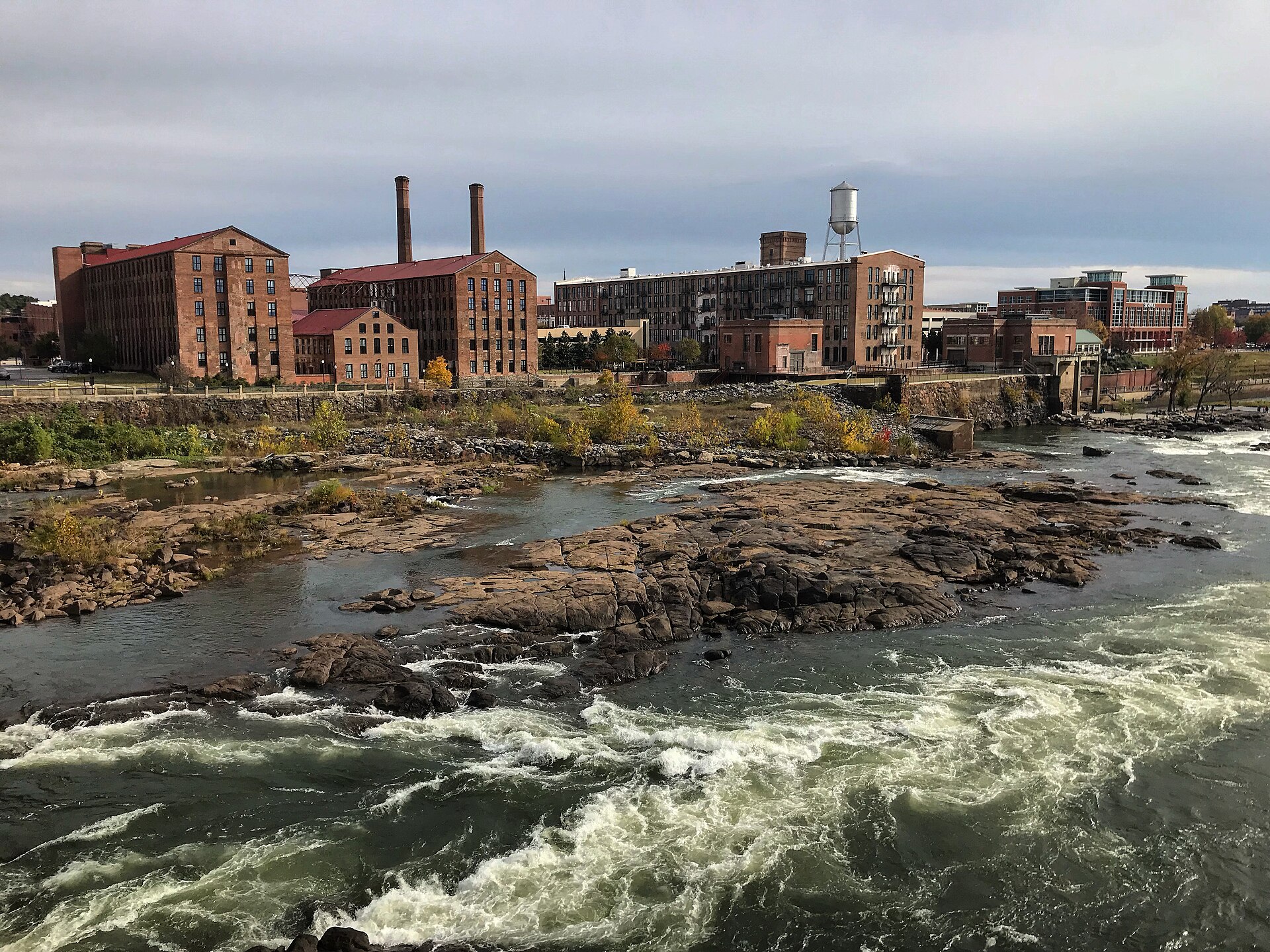 View of Downtown Columbus, Georgia from across the Chattahoochee River