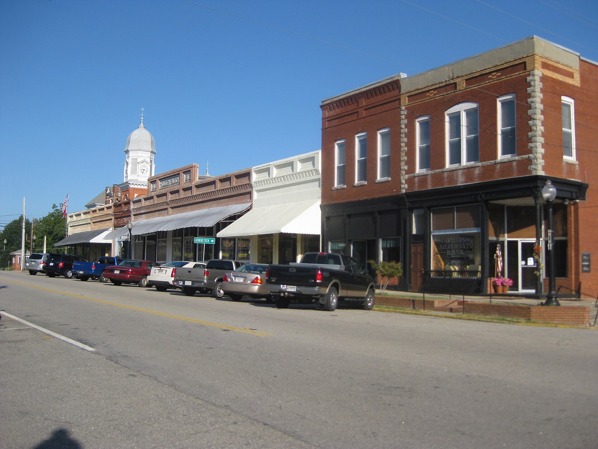 Buildings along Broad Street (U.S. — Crawfordville, Georgia