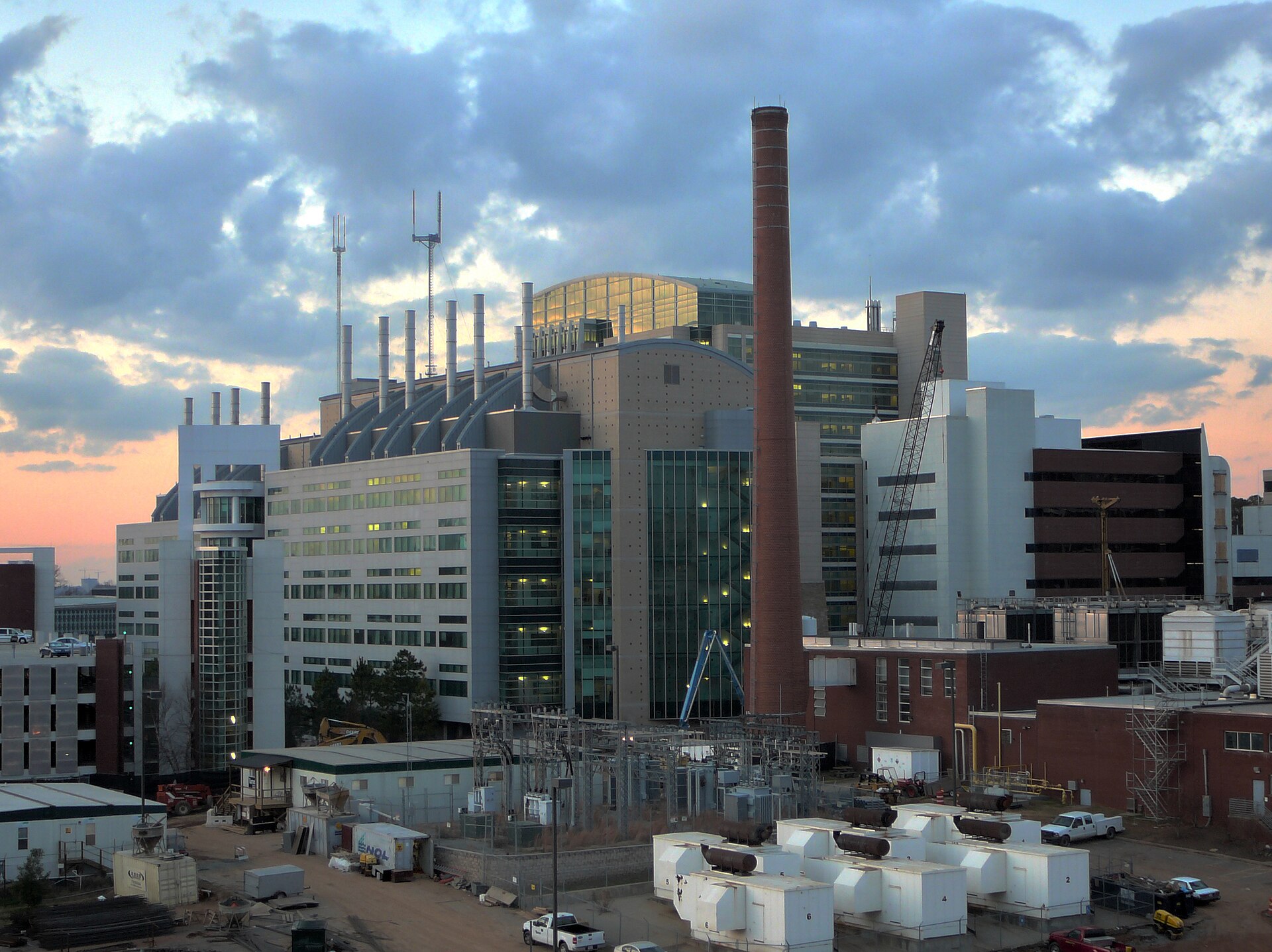The Centers for Disease Control and Prevention headquarters in Druid Hills CDP in unincorporated DeKalb County, Georgia (now annexed into Atlanta) as seen from Emory University