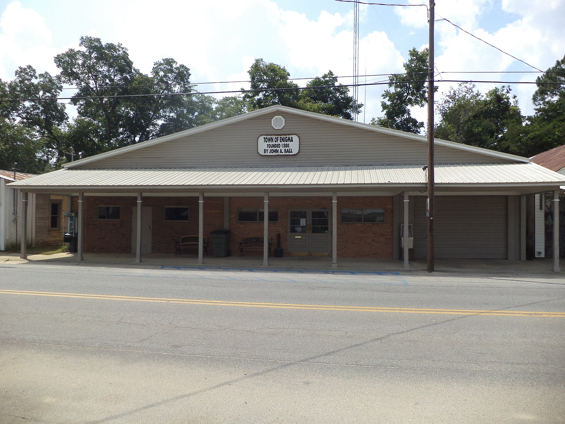 Enigma City Hall, Enigma, Berrien County, Georgia