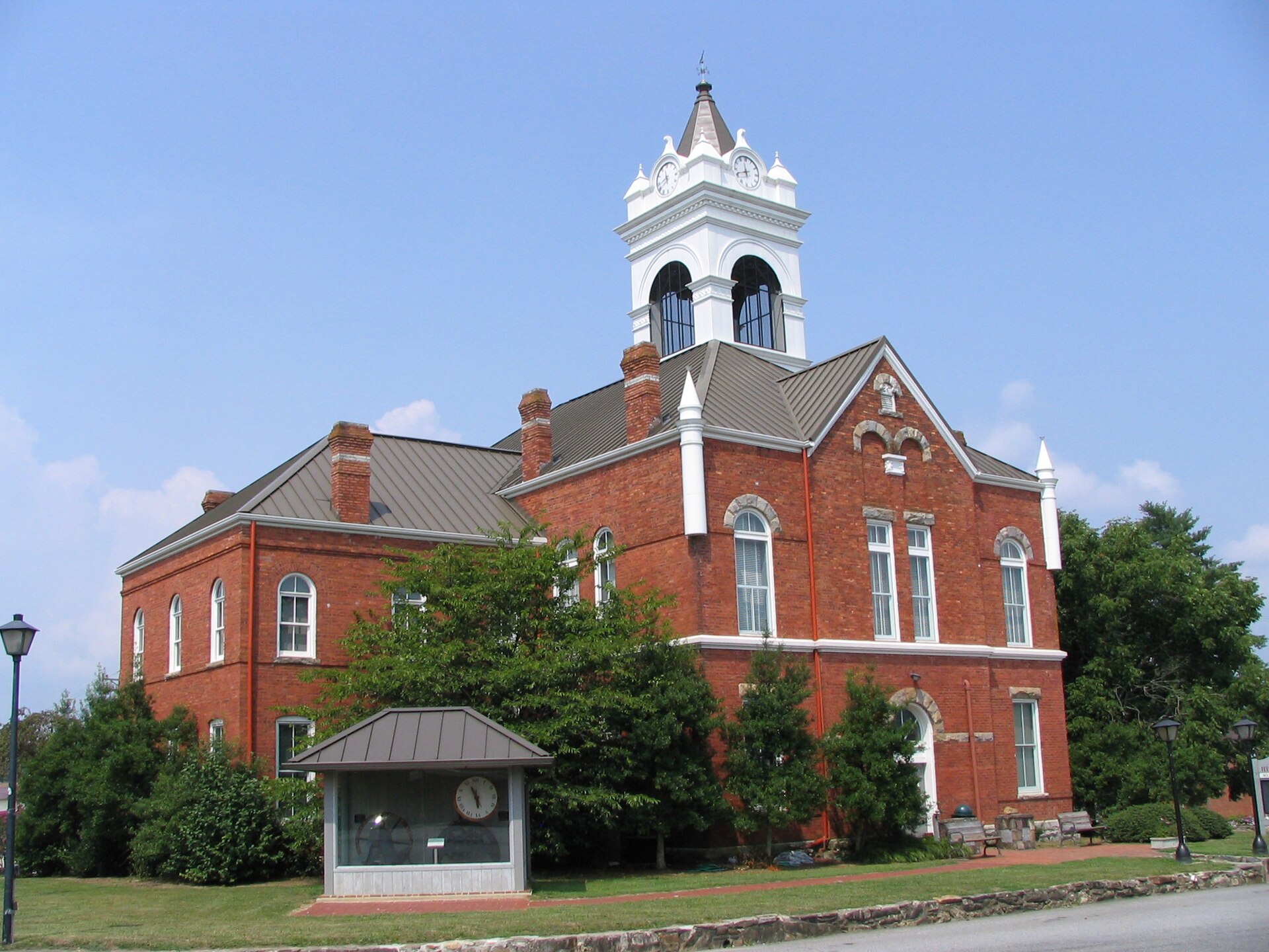 Union County courthouse in Blairsville, Georgia