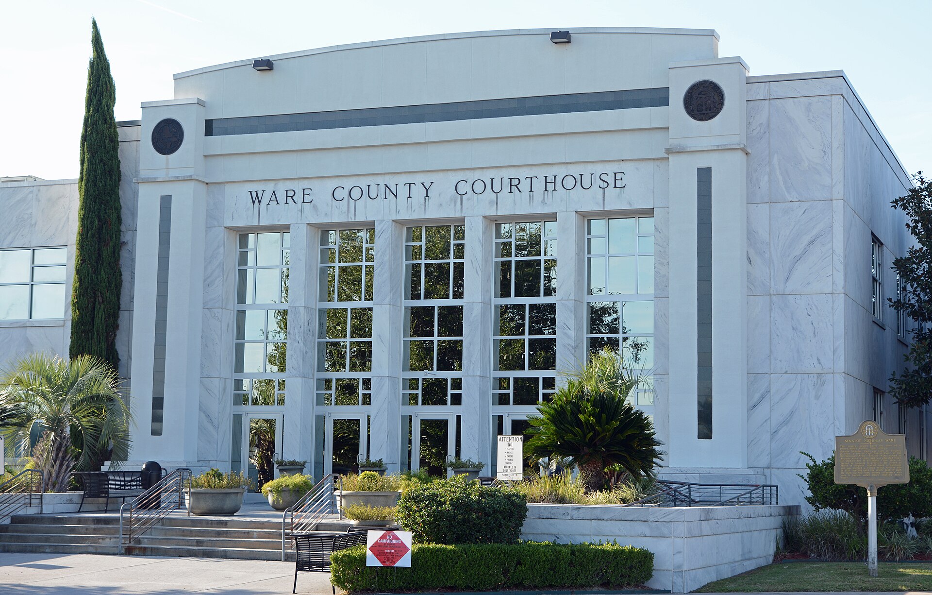 The Ware County Courthouse, Waycross, Georgia, US