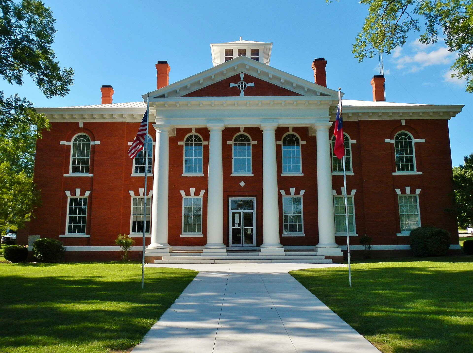 This is a photo of the Webster County Courthouse in Preston, GA. — Georgia