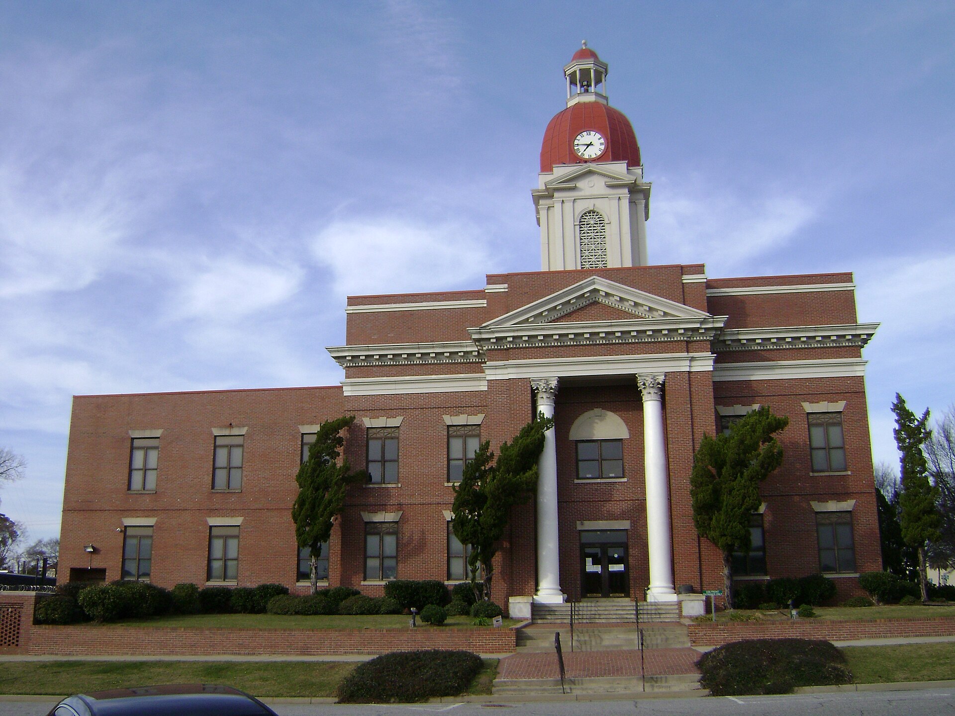 Worth County Courthouse, (south face), E. Kelly St., Sylvester, Worth County, Georgia