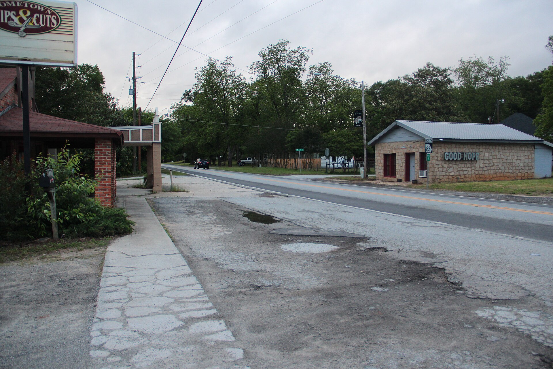 GA SR 83 in Good Hope — Georgia