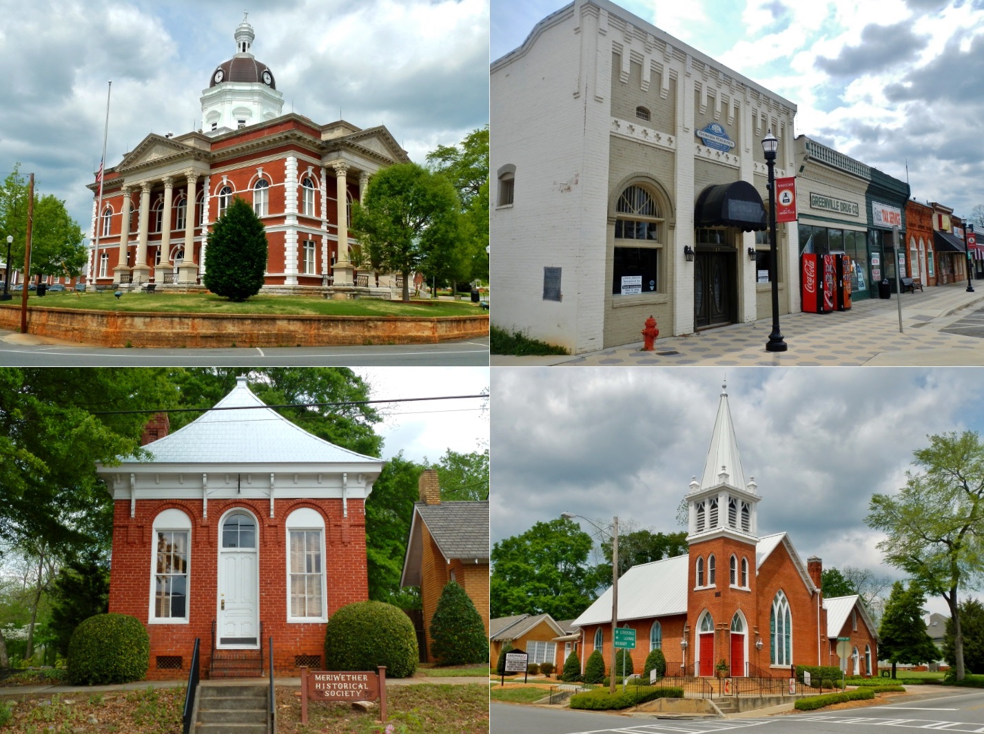 This is a series of photographs I took of the Greenville Historic District in Greenville, GA. — Georgia