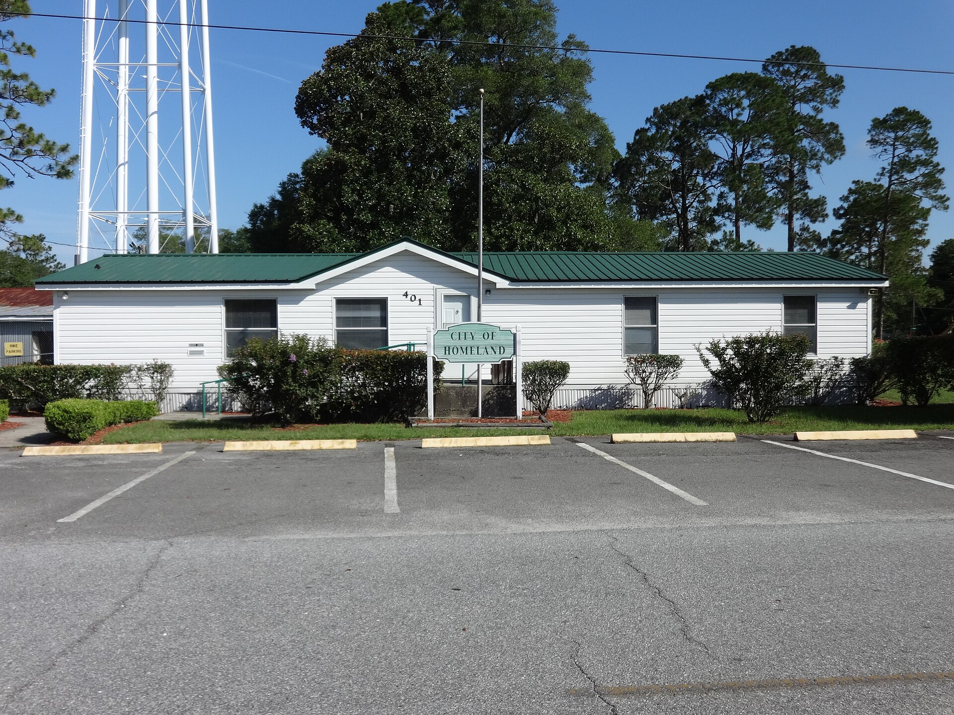 Homeland City Hall, Charlton County, Georgia