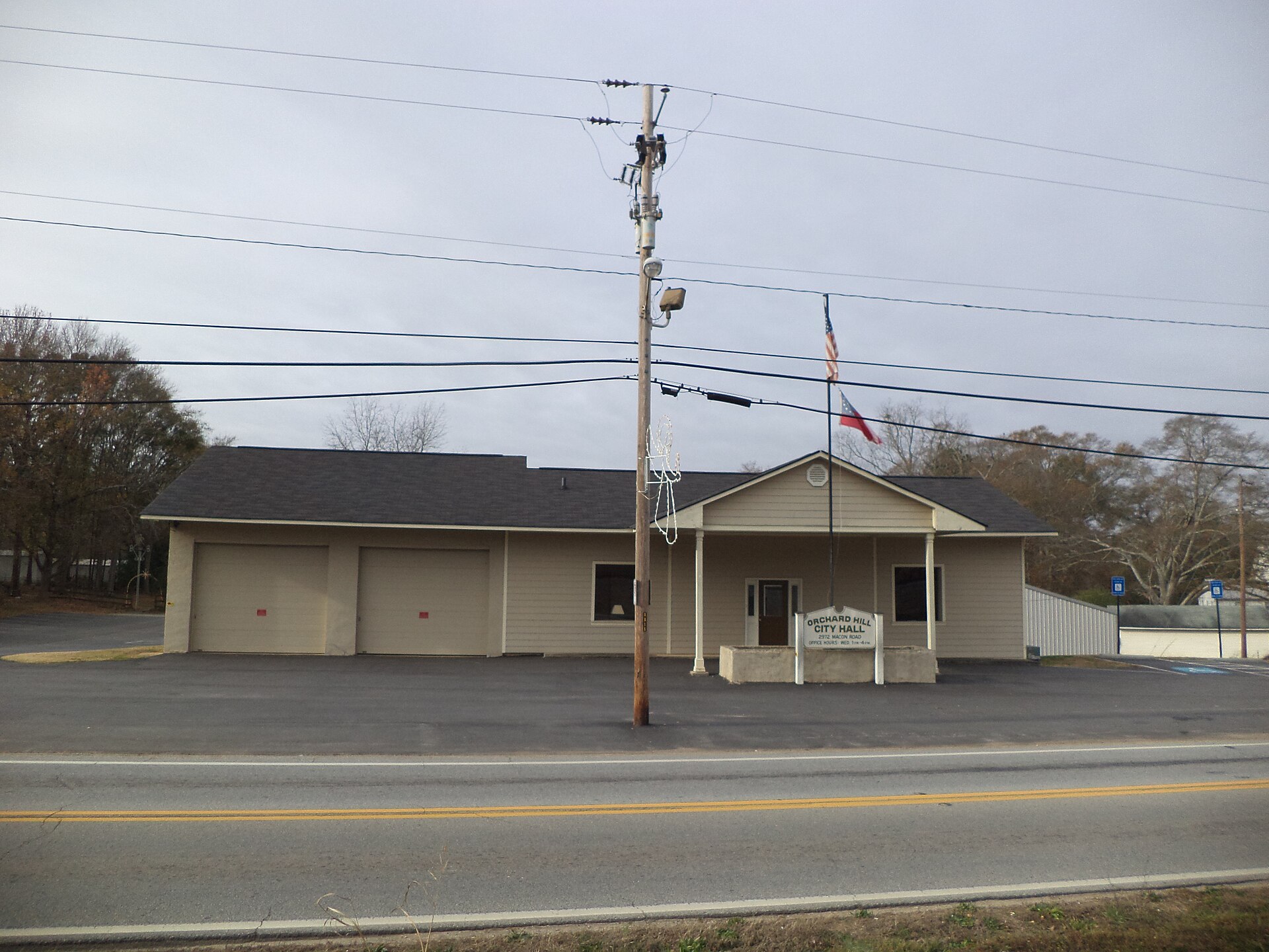 Orchard Hill City Hall, Orchard Hill, Spalding County, Georgia