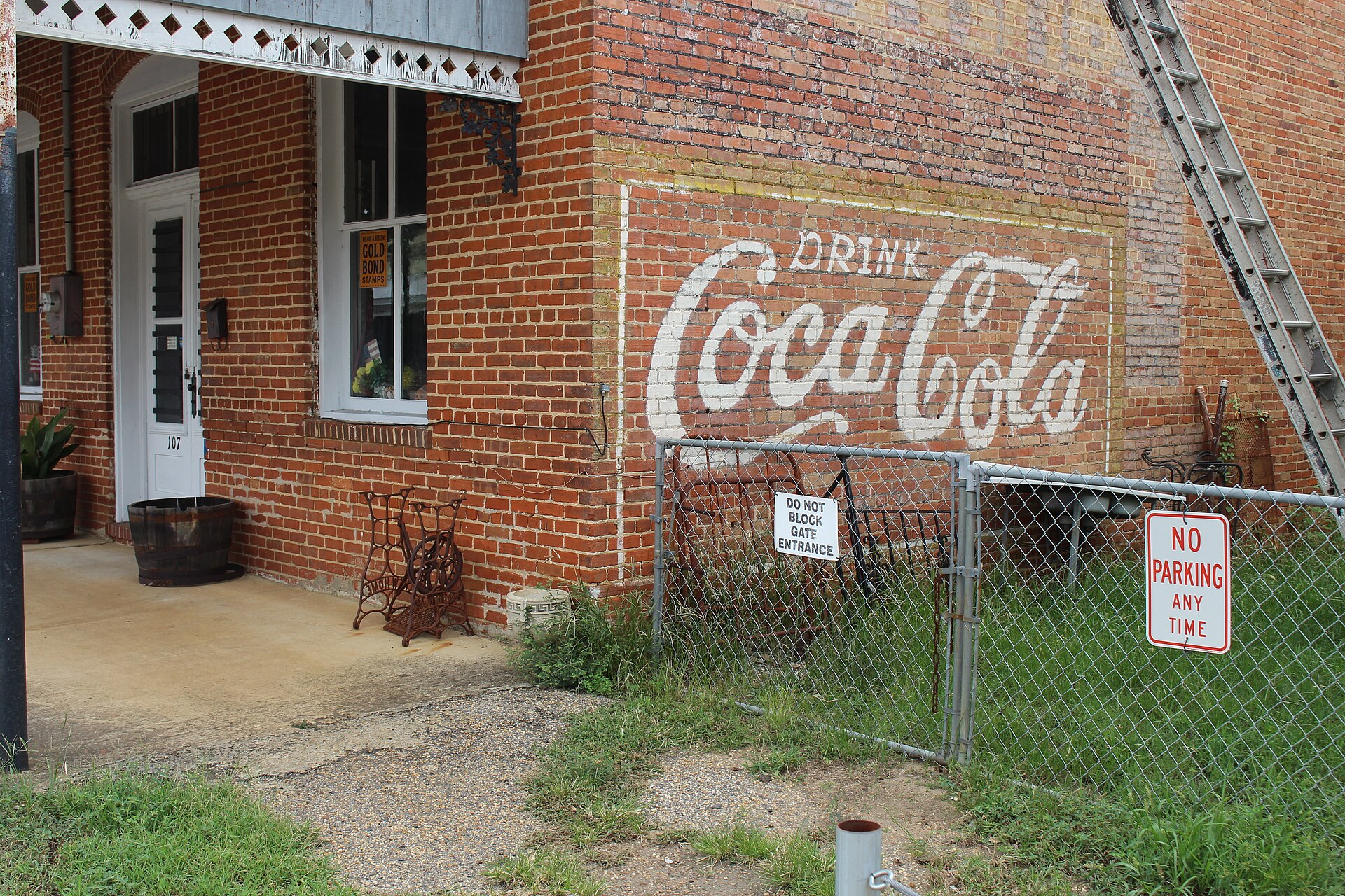 Coca Cola mural, Sasser, Terrell County, Georgia