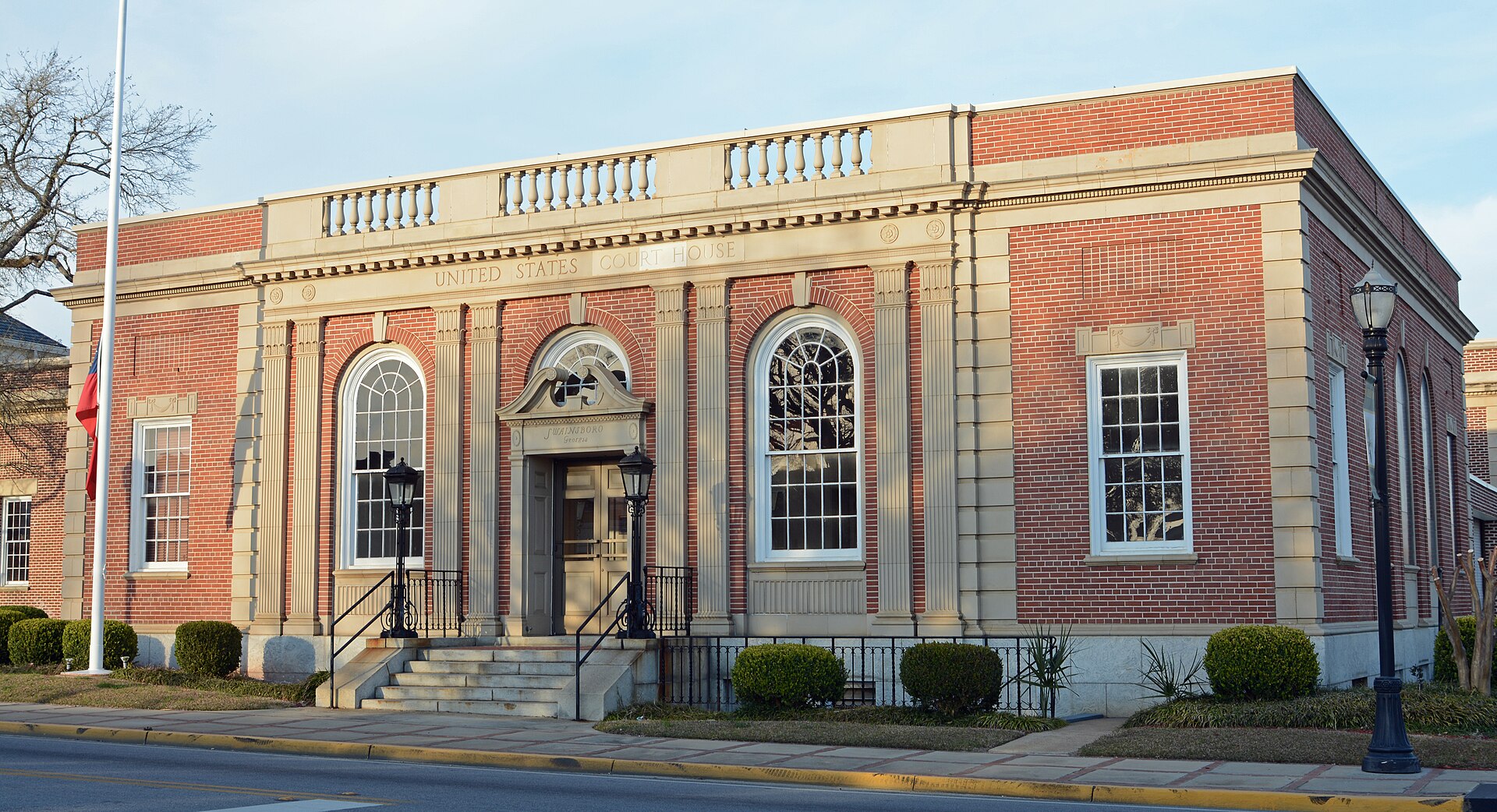 The US Courthouse in Swainsboro, Georgia, US