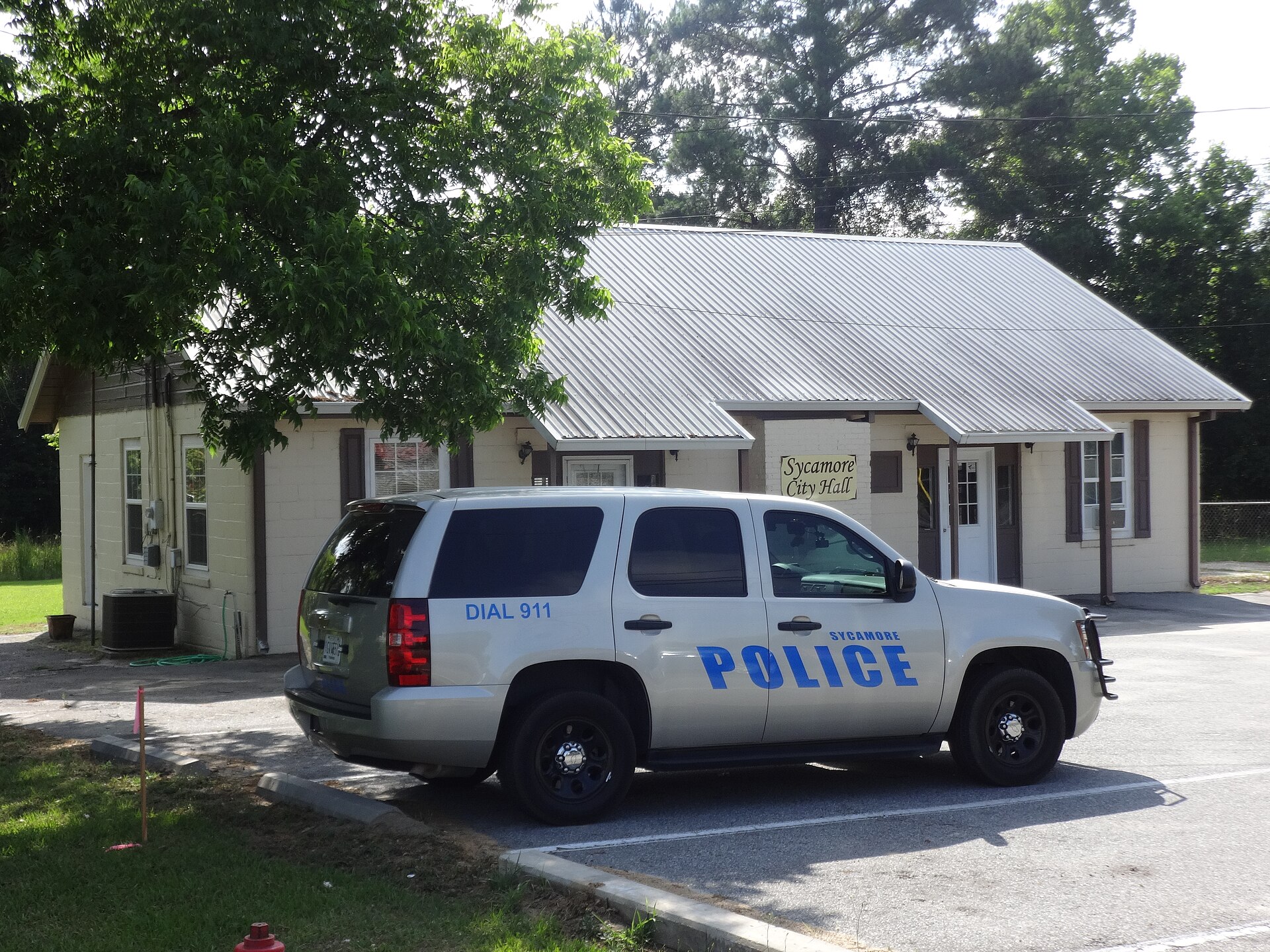 Sycamore City Hall and Police Station, Sycamore, Turner County, Georgia