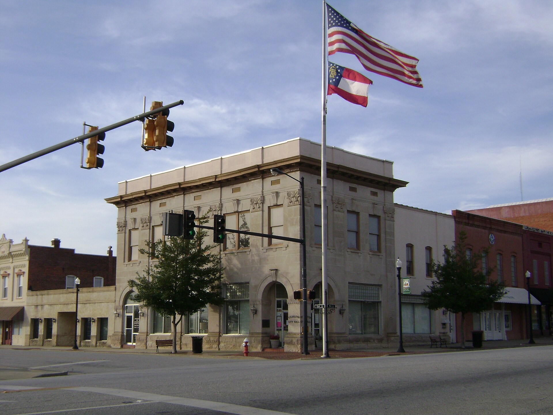 Sylvester City Hall, 101 N. Main St., Sylvester, Georgia. Original building was named Sylvester Banking Company