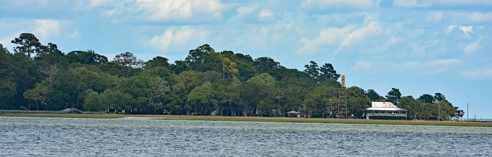 The south end of Willimgton Island in Chatham County, Georgia, U.S. — Wilmington Island, Georgia