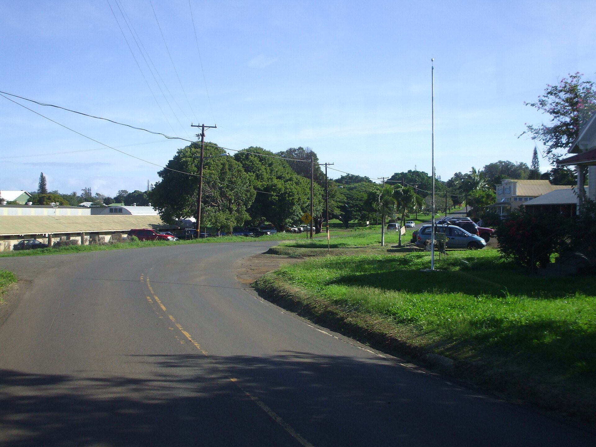 Haliimaile turn. — Hawaii