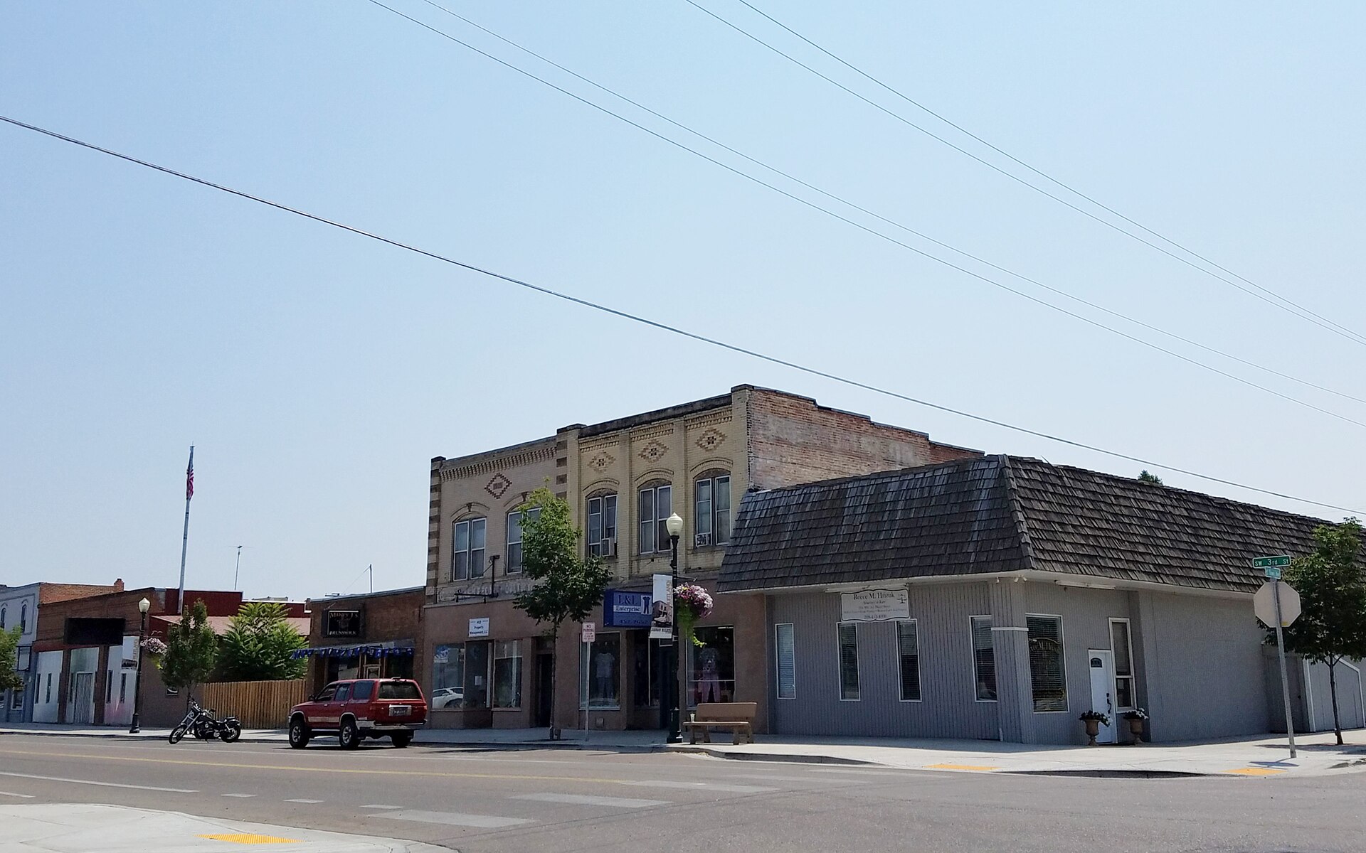 Fruitland, Idaho, looking northwest from Southwest 3rd Street and South Iowa Avenue.