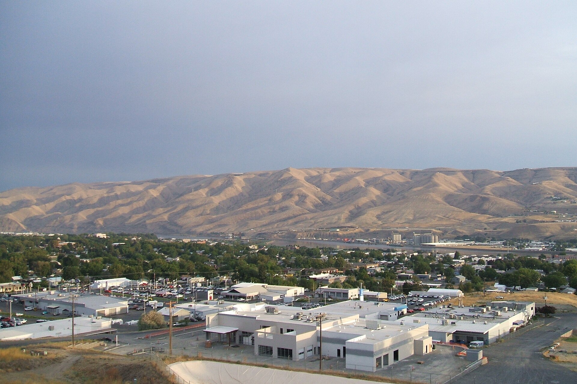 View SW Across the Clearwater River, Lewiston, ID, October 2007 — Idaho