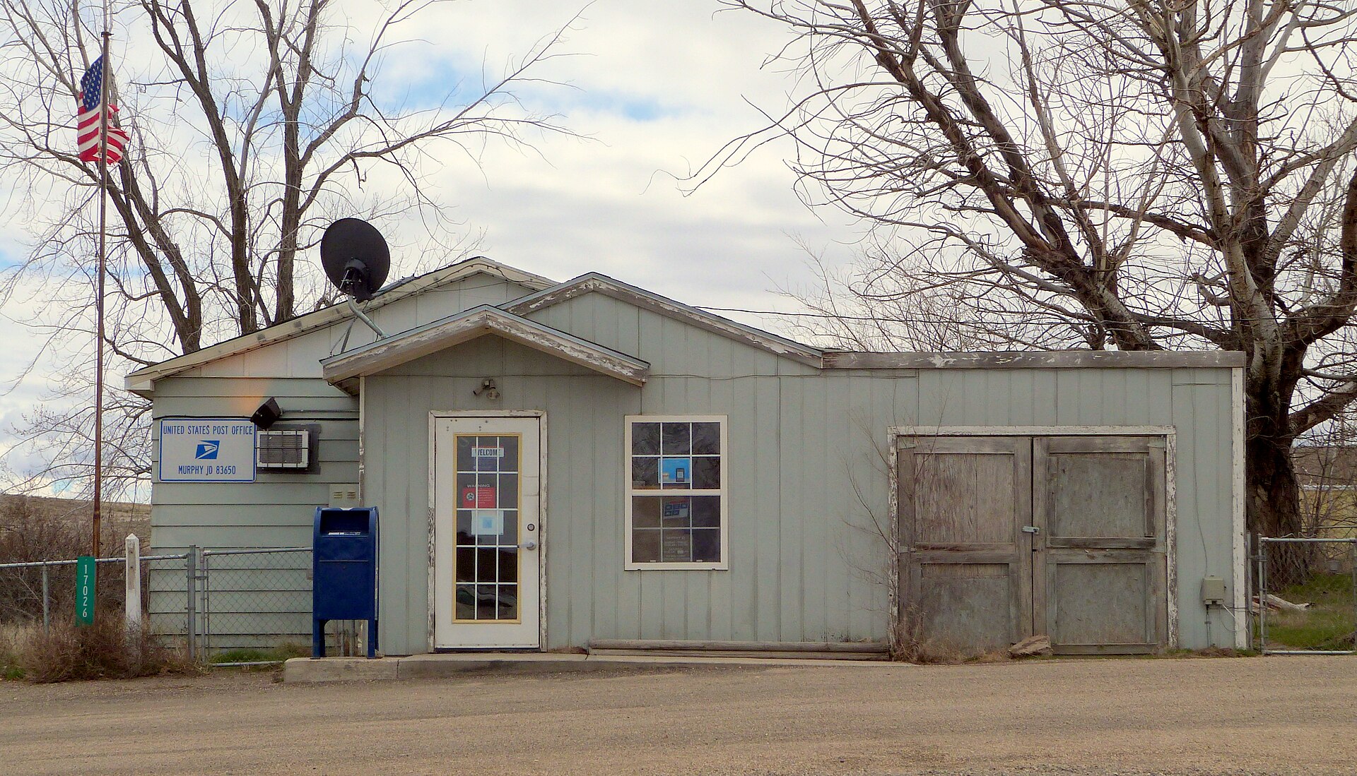 The U.S. Post Office, Murphy, Idaho, United States.