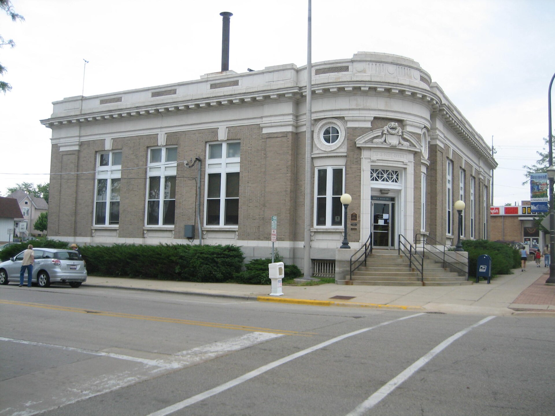 Belvidere, Illinois, United States, U.S. Post Office. National Register of Historic Places