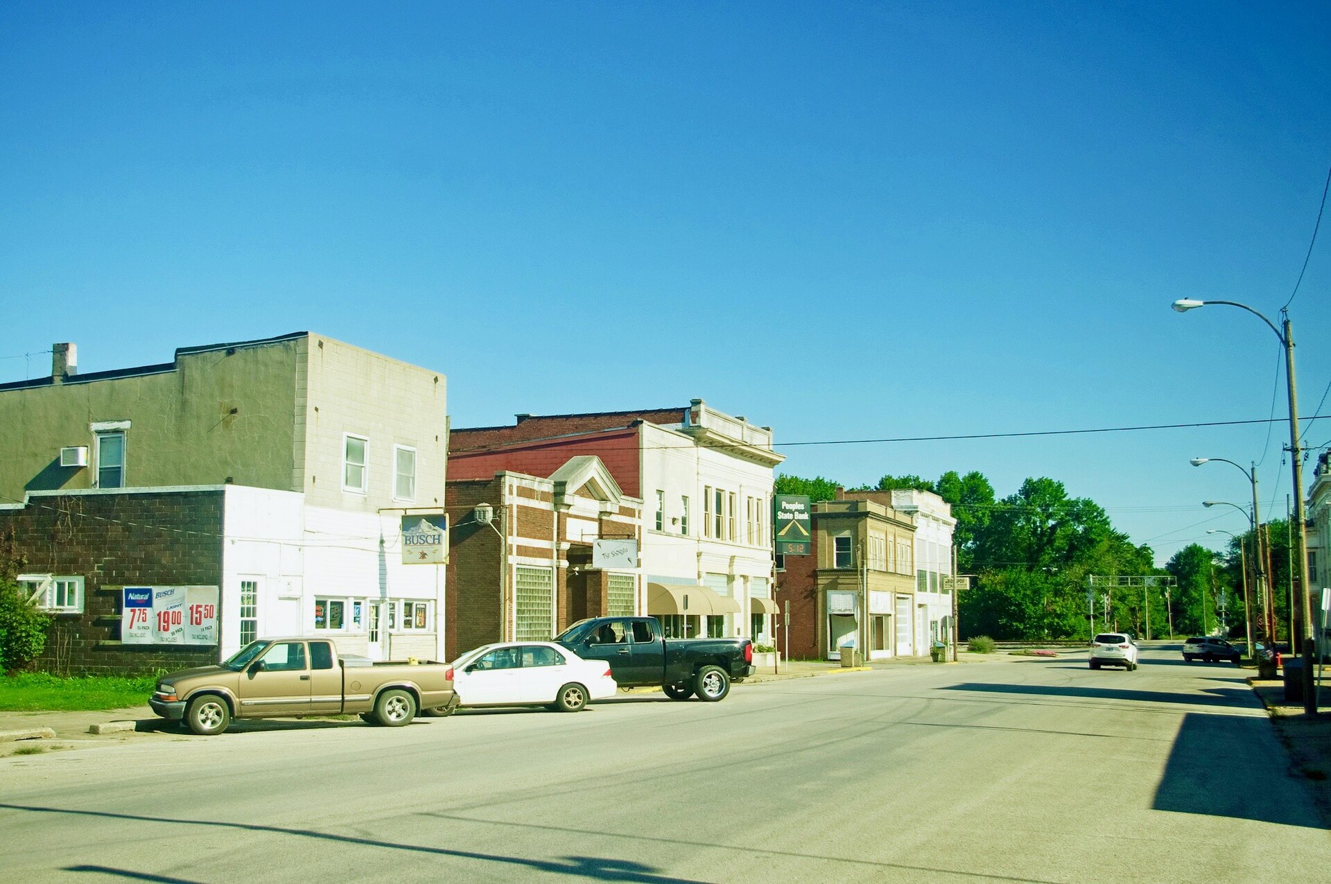 Main Street in Bridgeport, Illinois