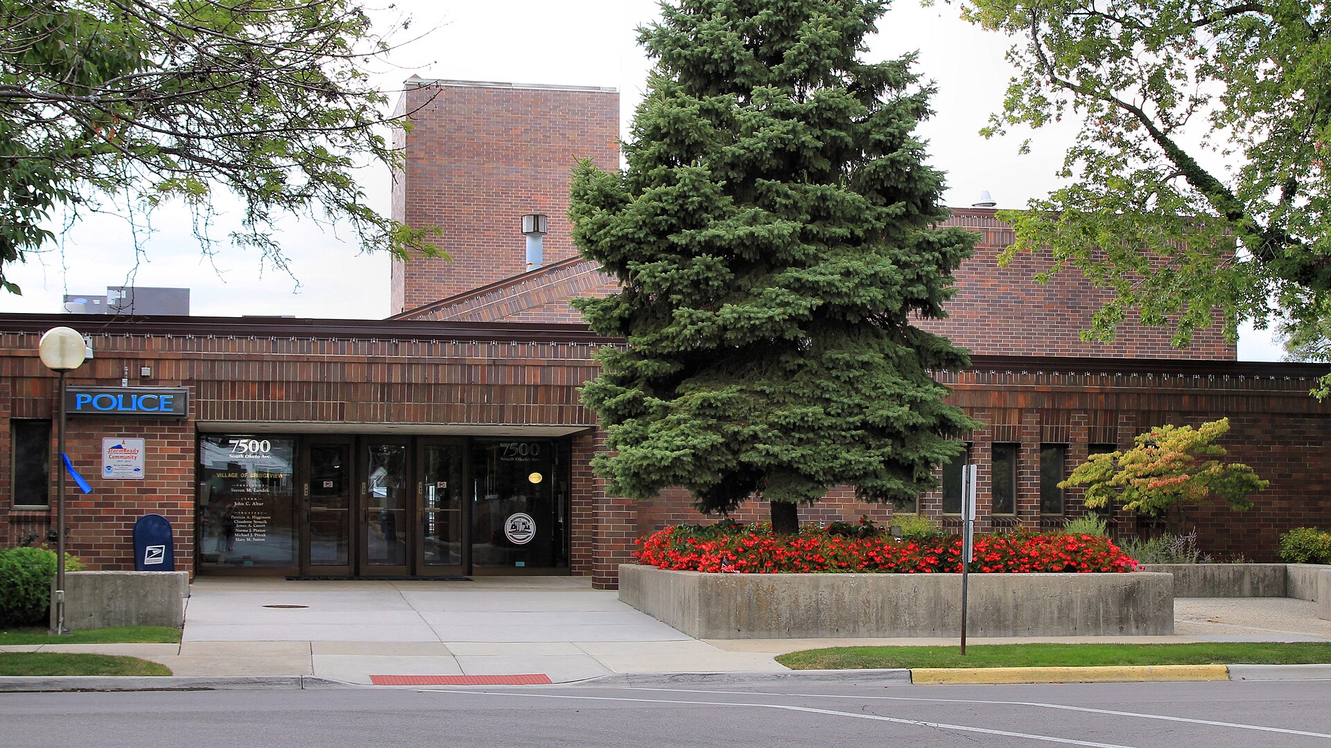 City Hall of Bridgeview, Illinois, United States.