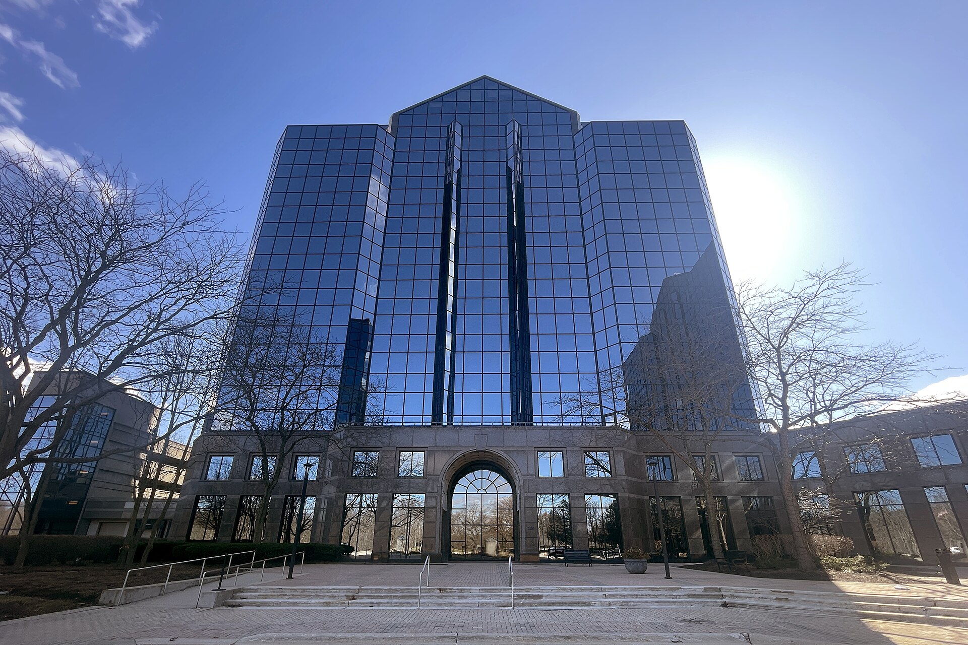 Site of former headquarters of Zenith Data Systems Corporation from 1990 to 1996 at 2150 E. Lake Cook Road, Buffalo Grove, Illinois 60089