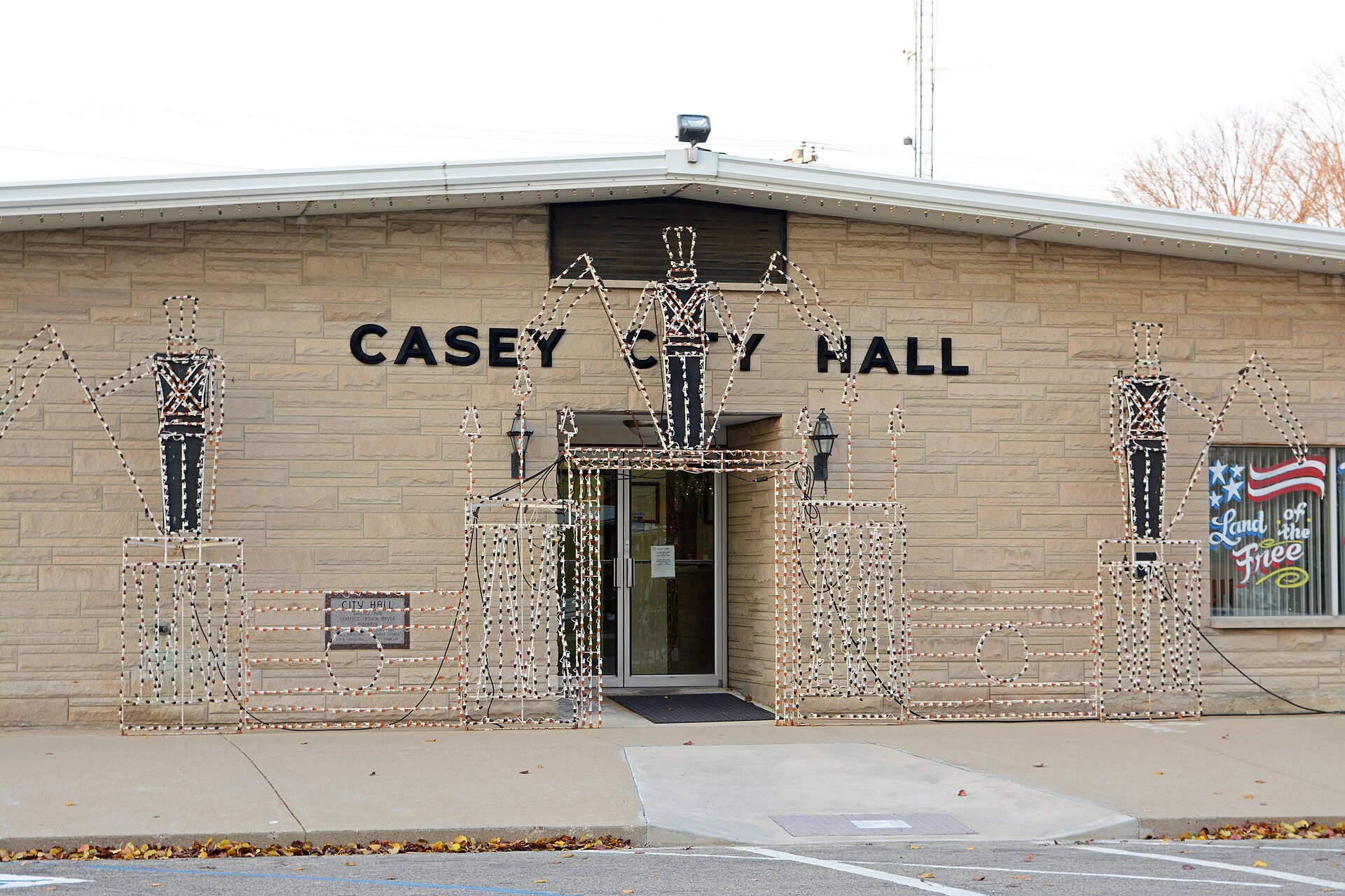 City hall in Casey, Illinois