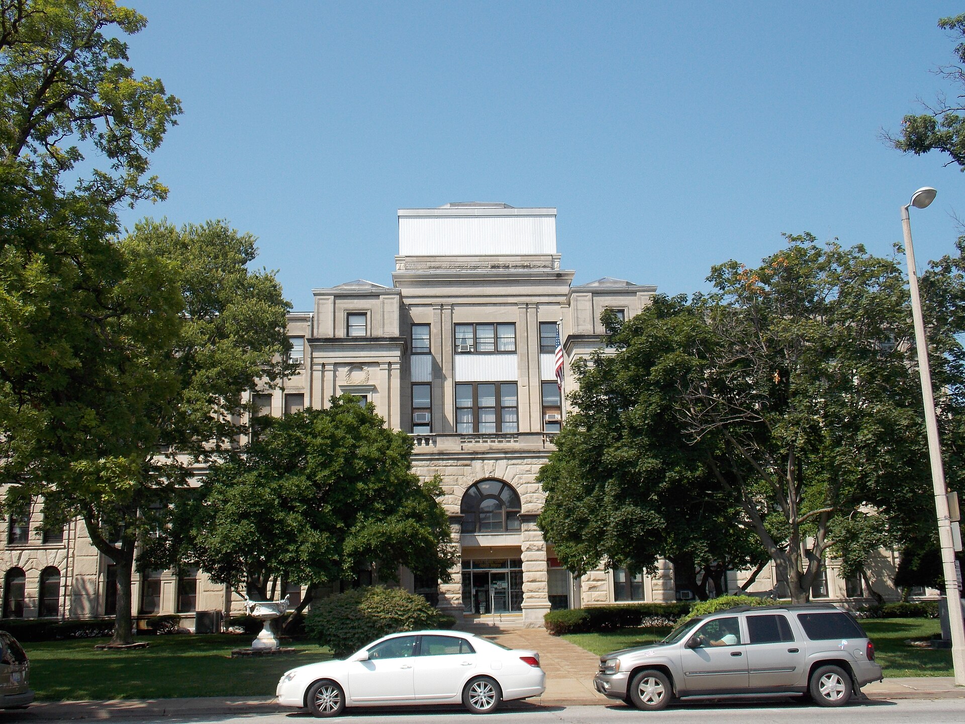 Rock Island County Courthouse in downtown Rock Island, Illinois.