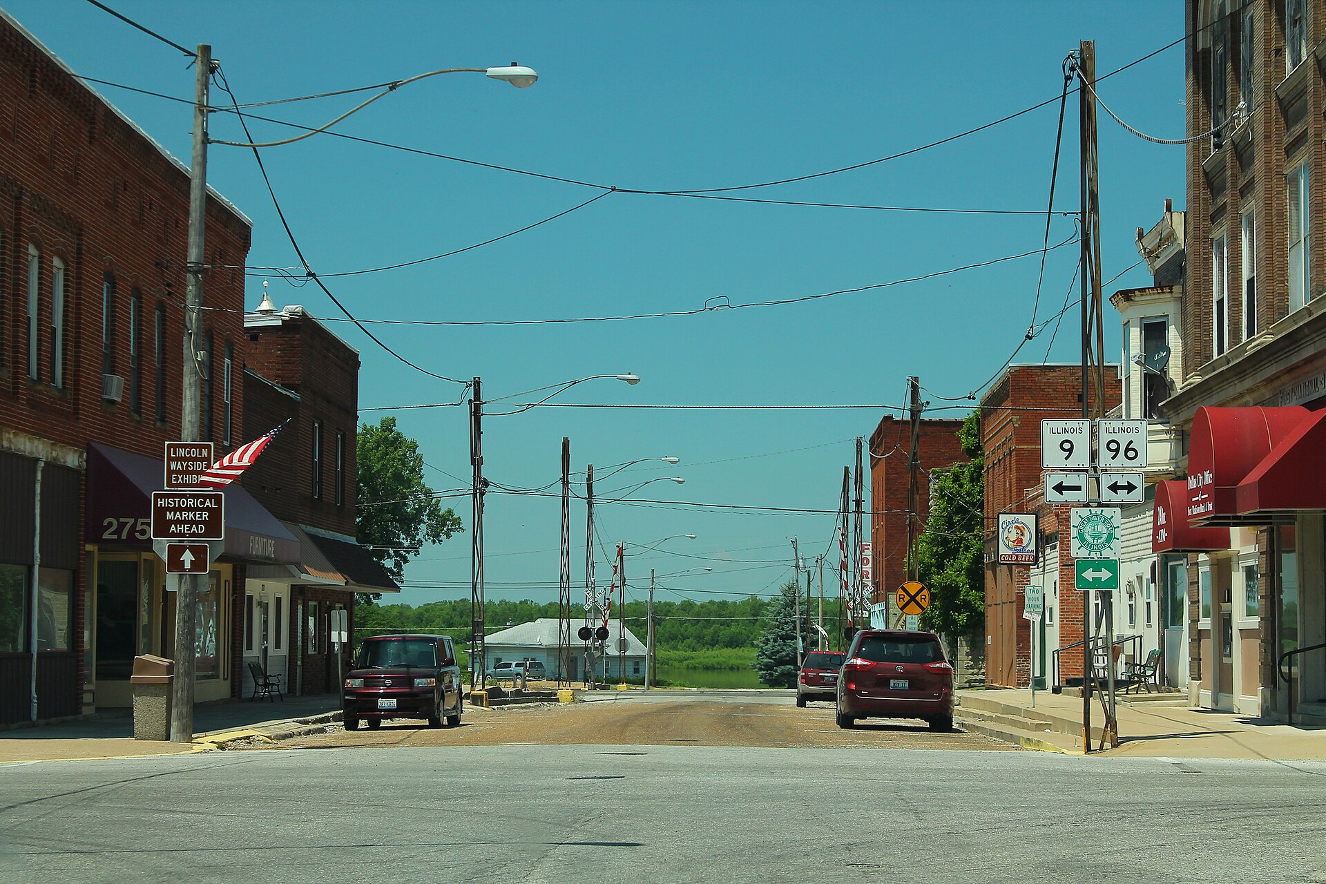 Outdoor view in Dallas City, Illinois