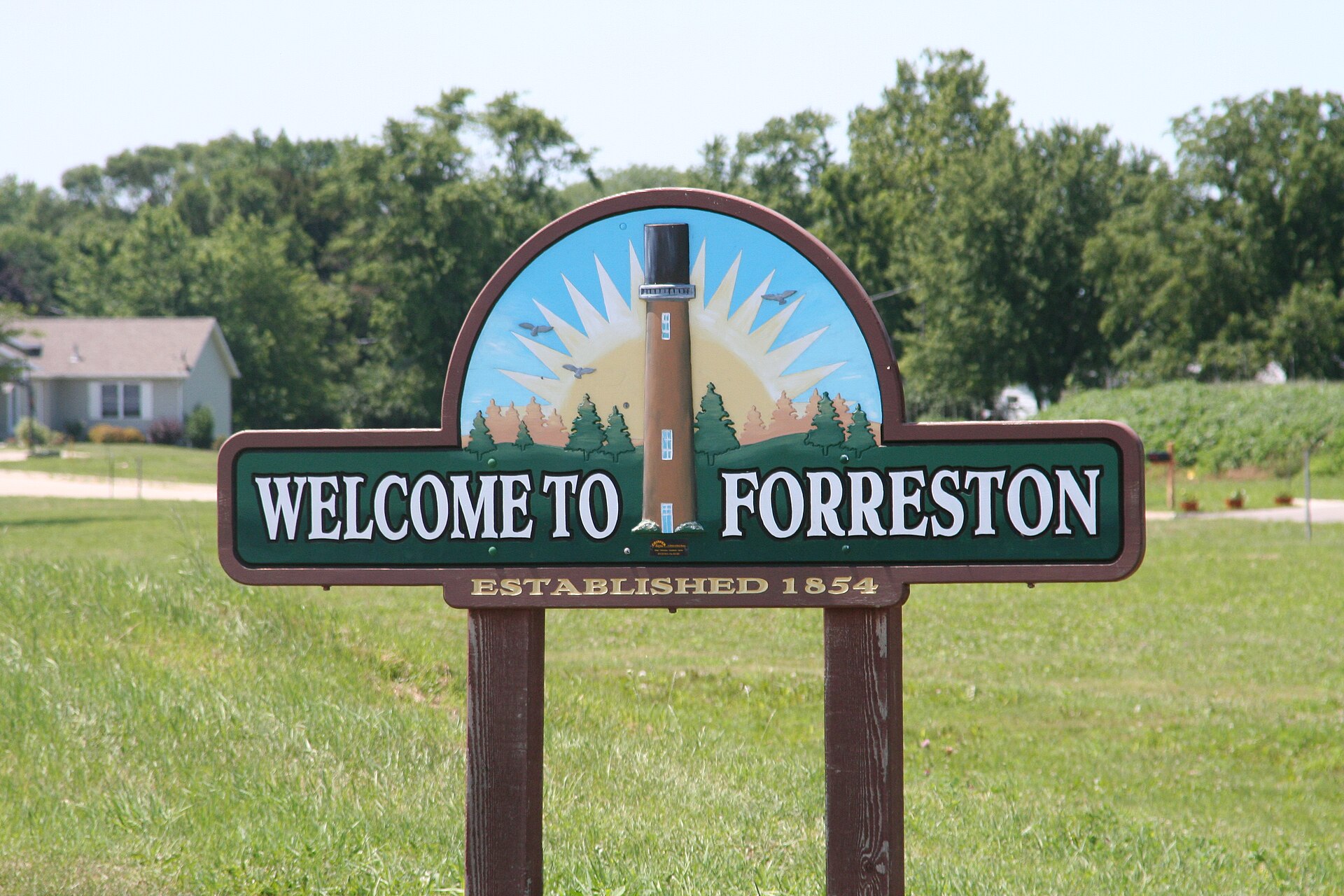 Outdoor view in Forreston, Illinois