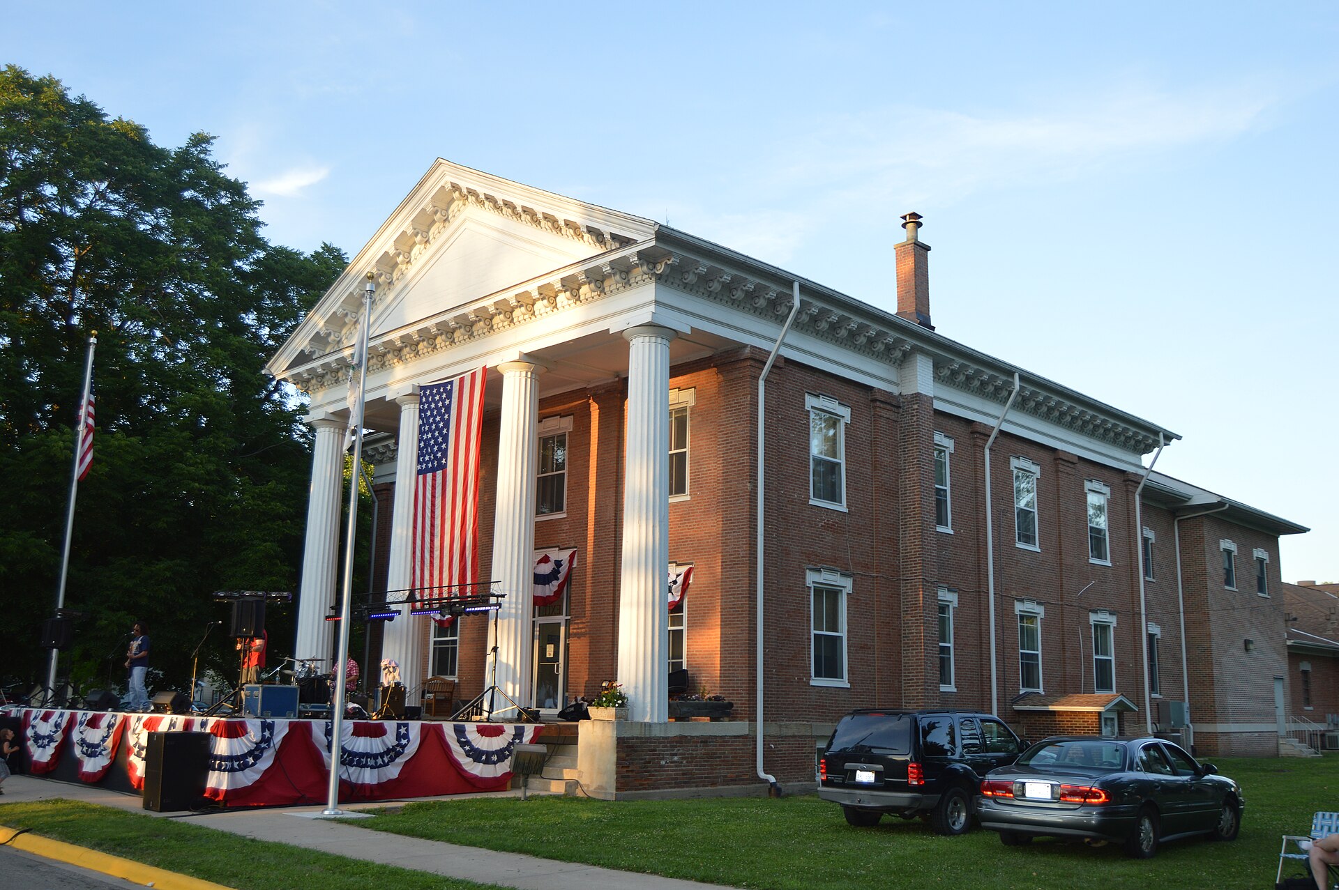 Courthouse in Hennepin, Illinois