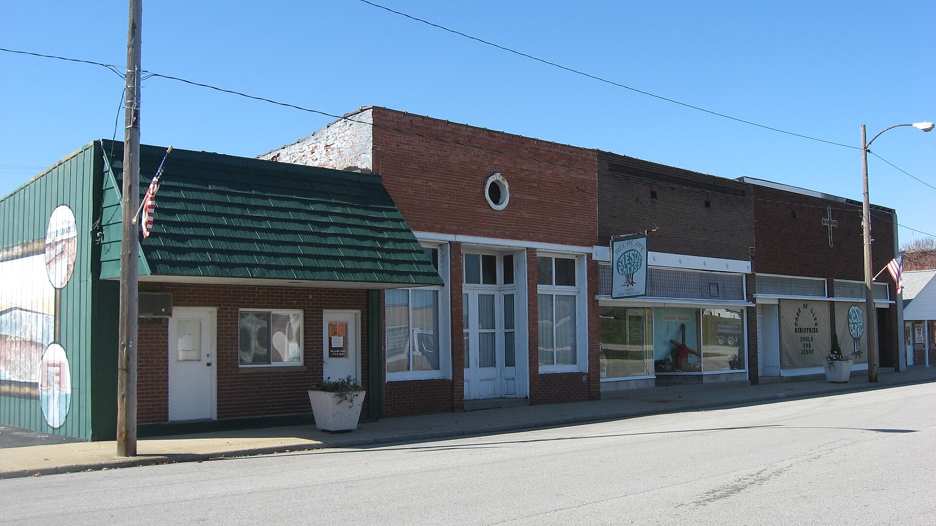 Local building in Hutsonville, Illinois