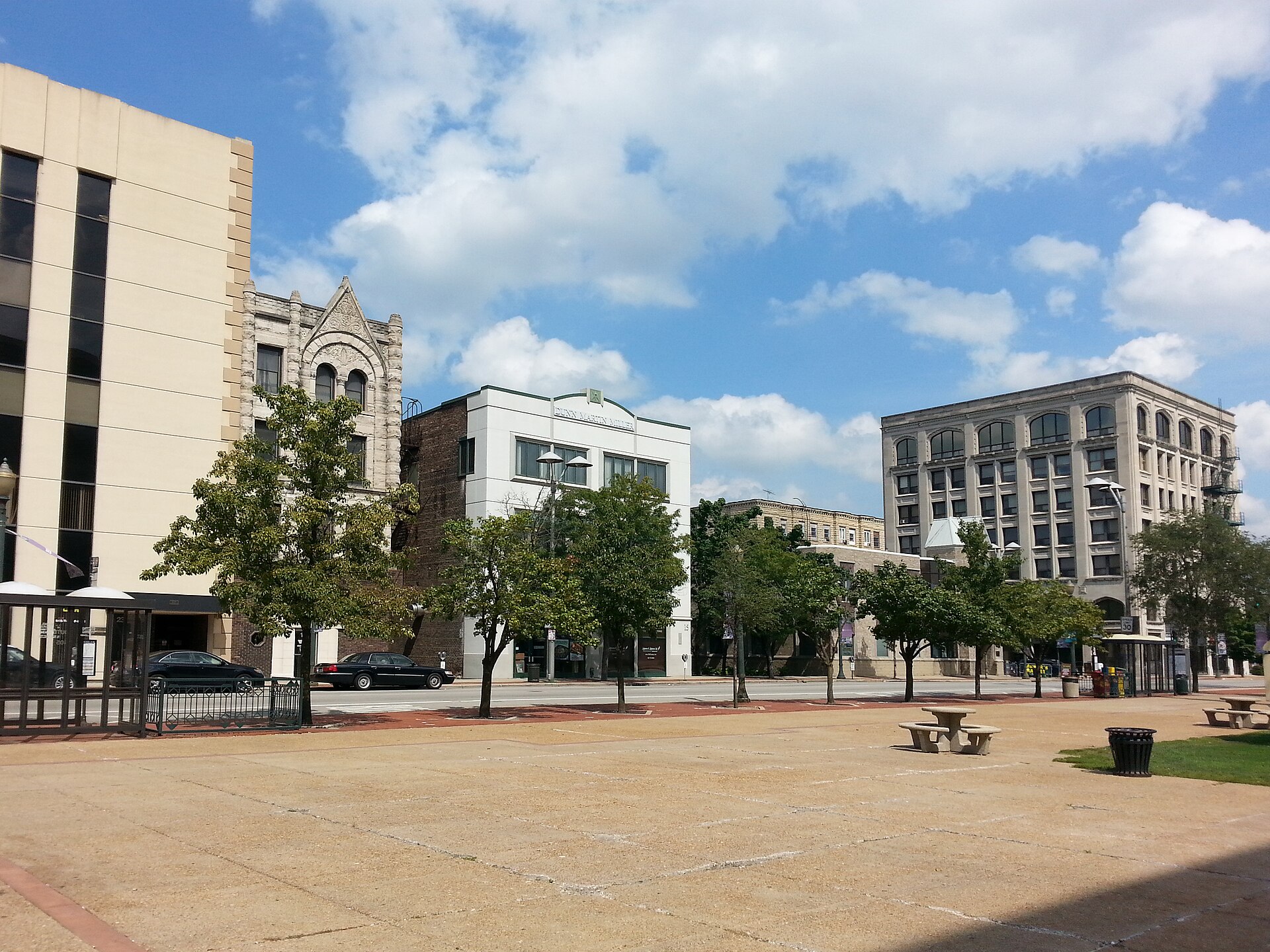 Skyline in Joliet, Illinois